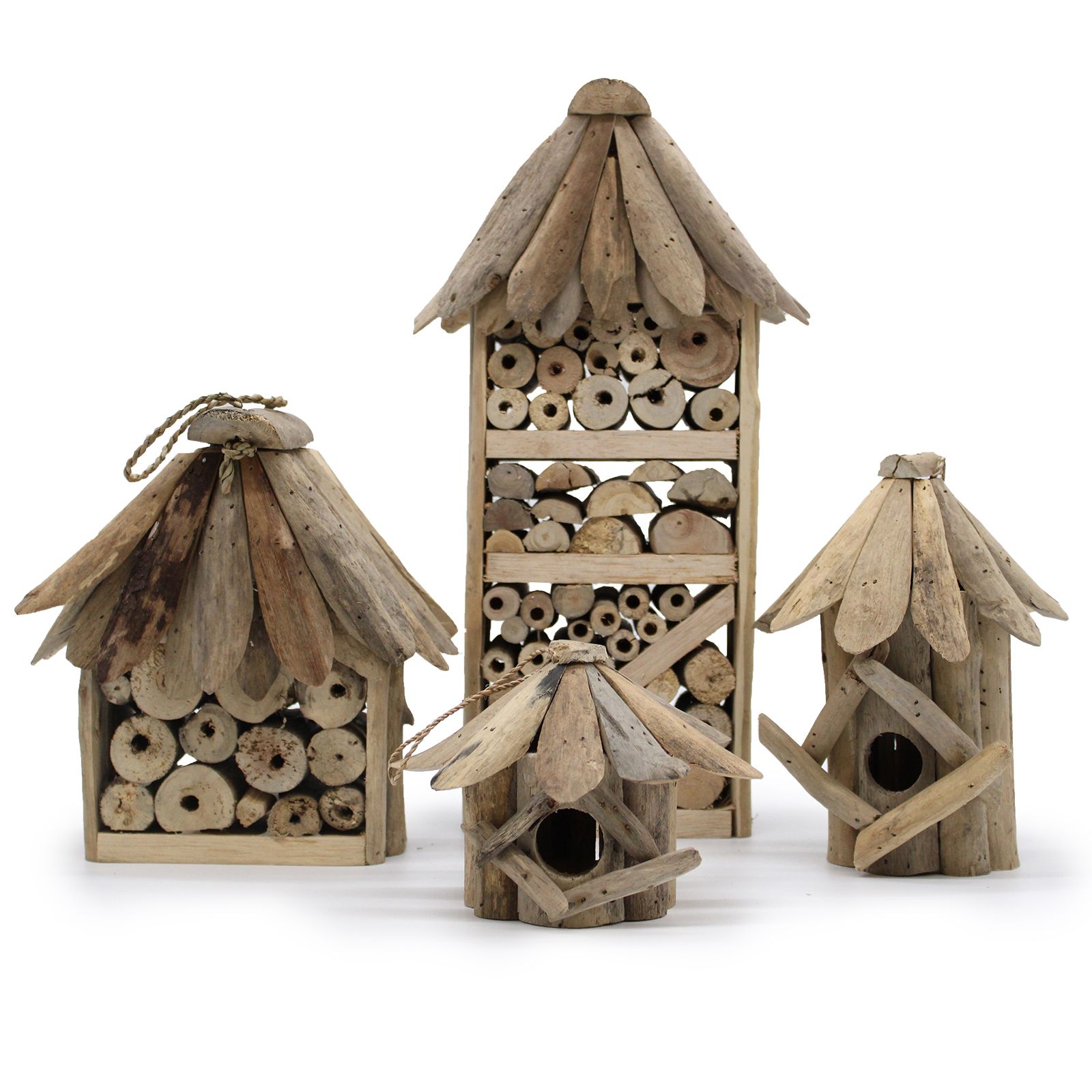Refugio de insectos y abejas Driftwood - Casa de dos pisos - Imagen 6