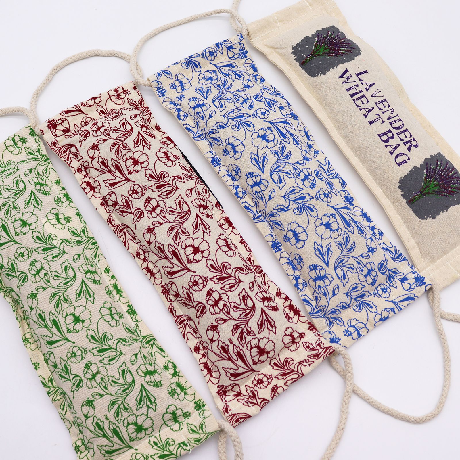 Bolsas de trigo de algodón natural - Purpura - Imagen 4
