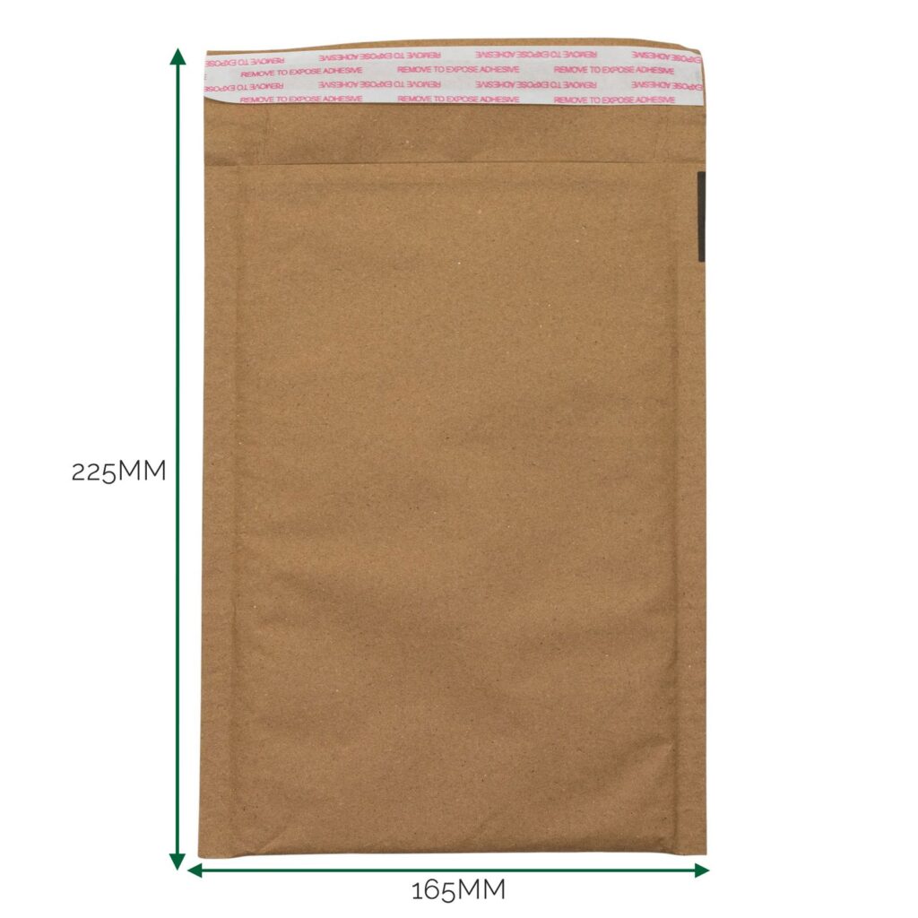 Sobre acolchado de papel kraft con panal (165x225+40mm)