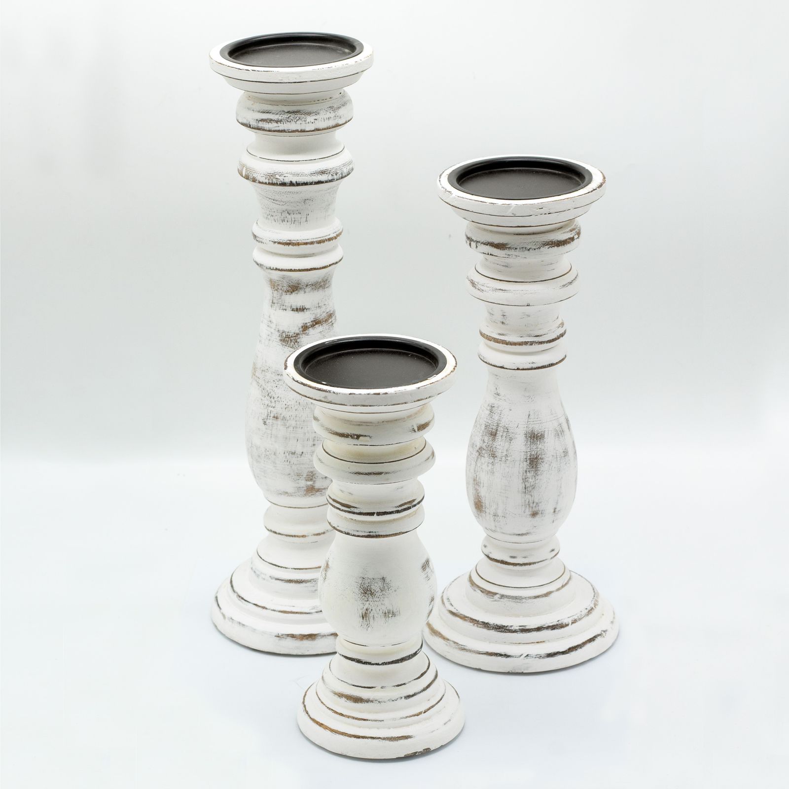 Candelero Clásico - Blanco - 30x10cm - Mediano - Imagen 5