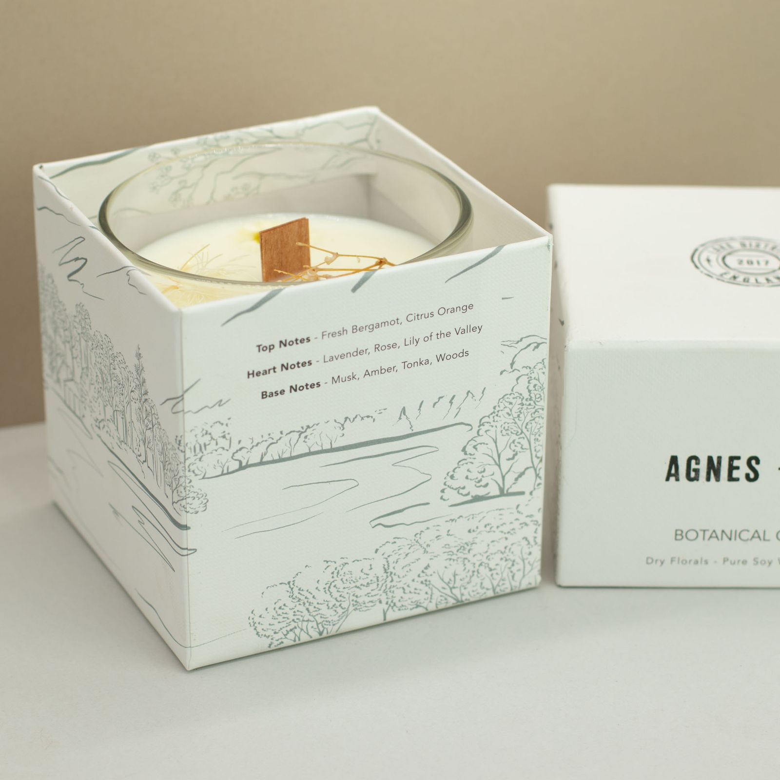 Vela de Cera de Soja Botánica Agnes + Cat - Windermere - Imagen 9