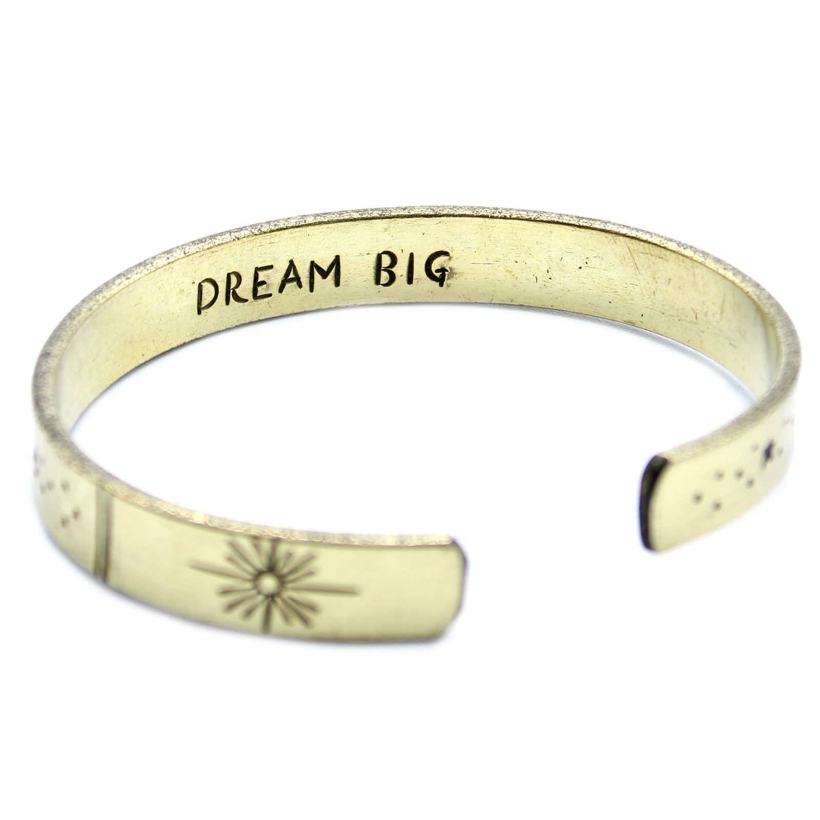 Pulsera de Inspiración - Latón Amanecer, Galaxia, Estrellas, Tierra - Imagen 5