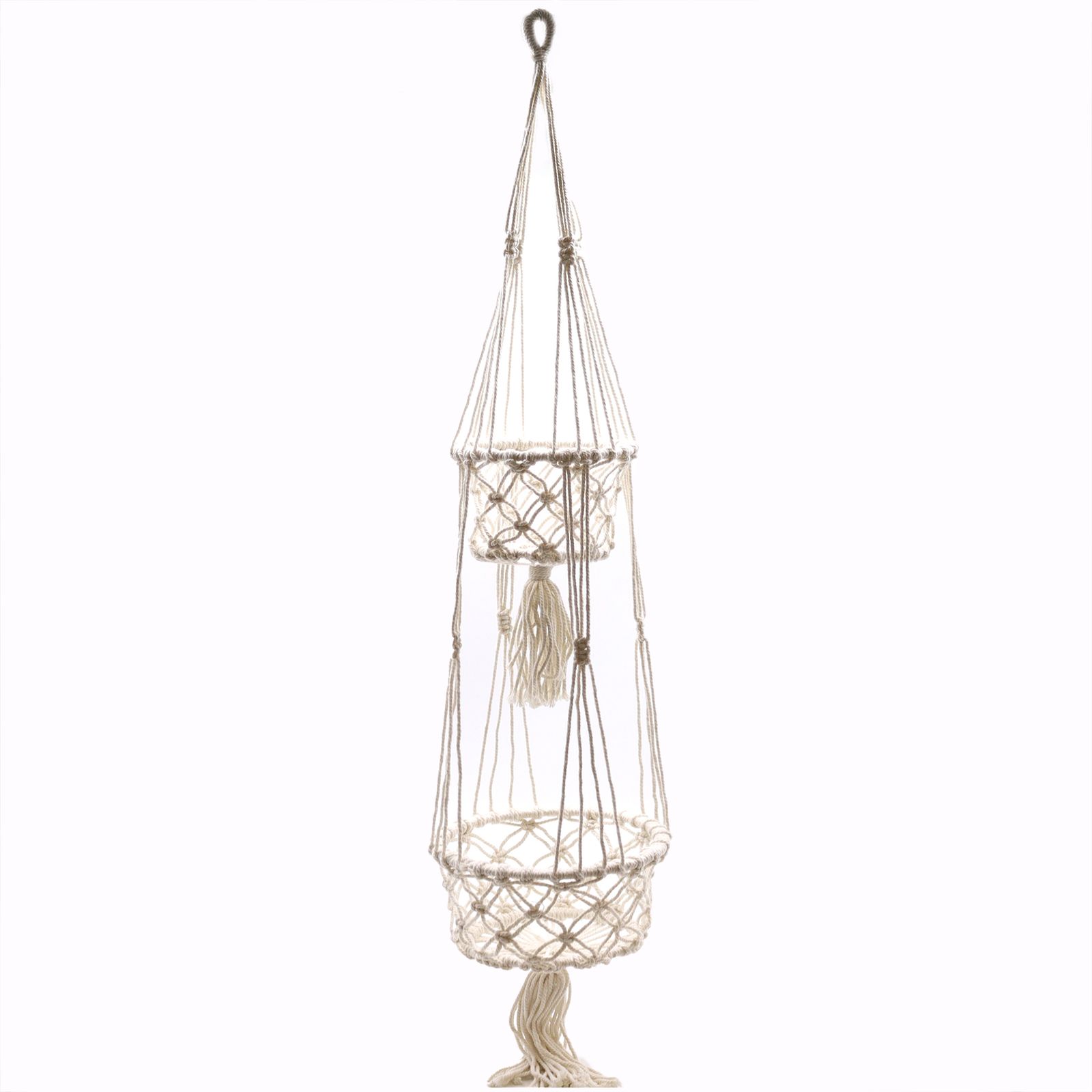 Macetero de Macrame - Doble - Imagen 2