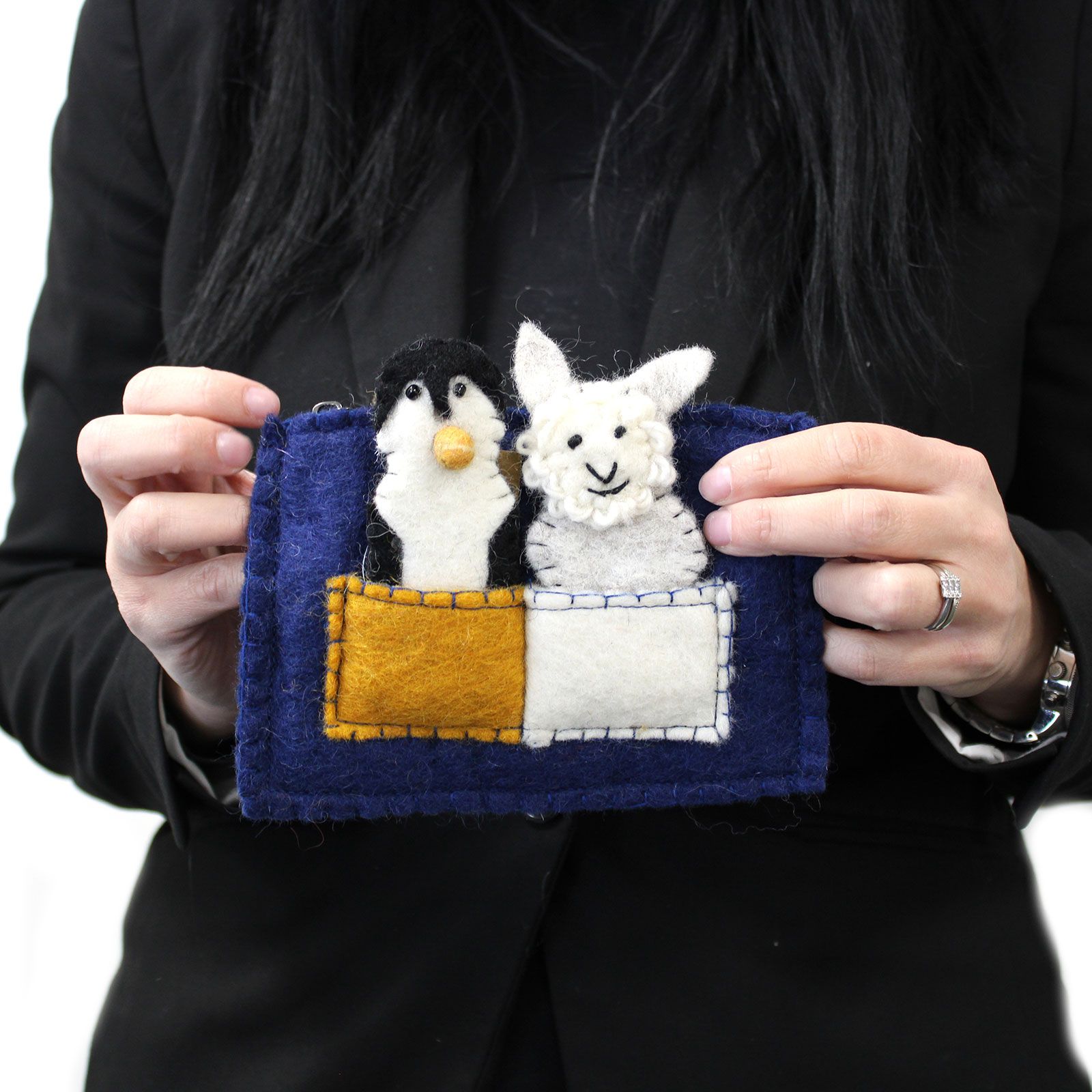 Bolsa con Marionetas de Dedo - Amigos Cachorros - Imagen 4