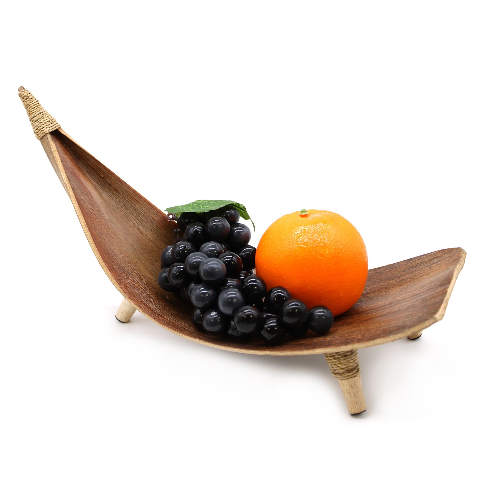Juego de fruteros de hoja de coco - Natural - Imagen 3