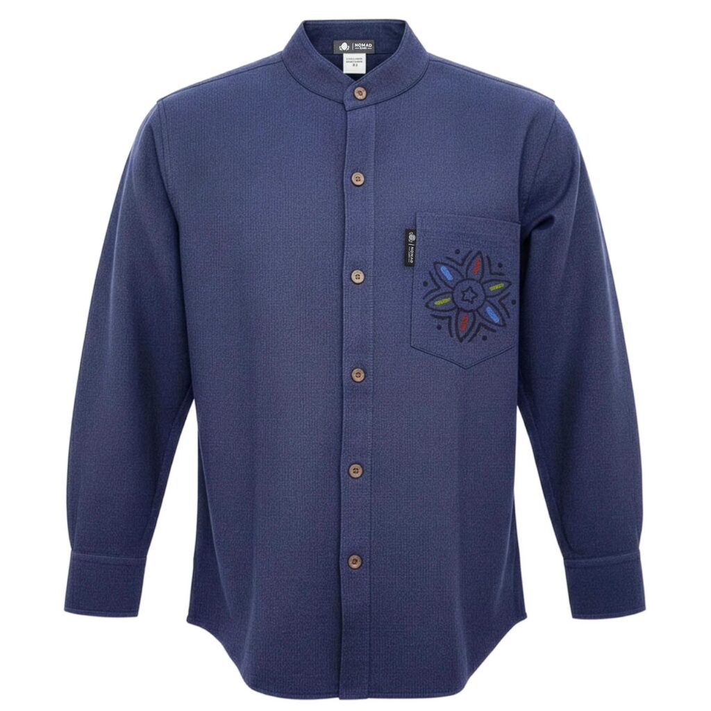 Nomad Sari Kathmandu Camisa - Índigo - XXL