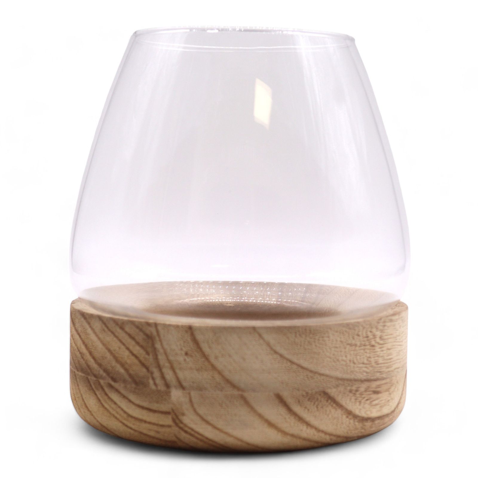 Terario Grande en Madera de Tung Natural - 17x19cm - Imagen 2