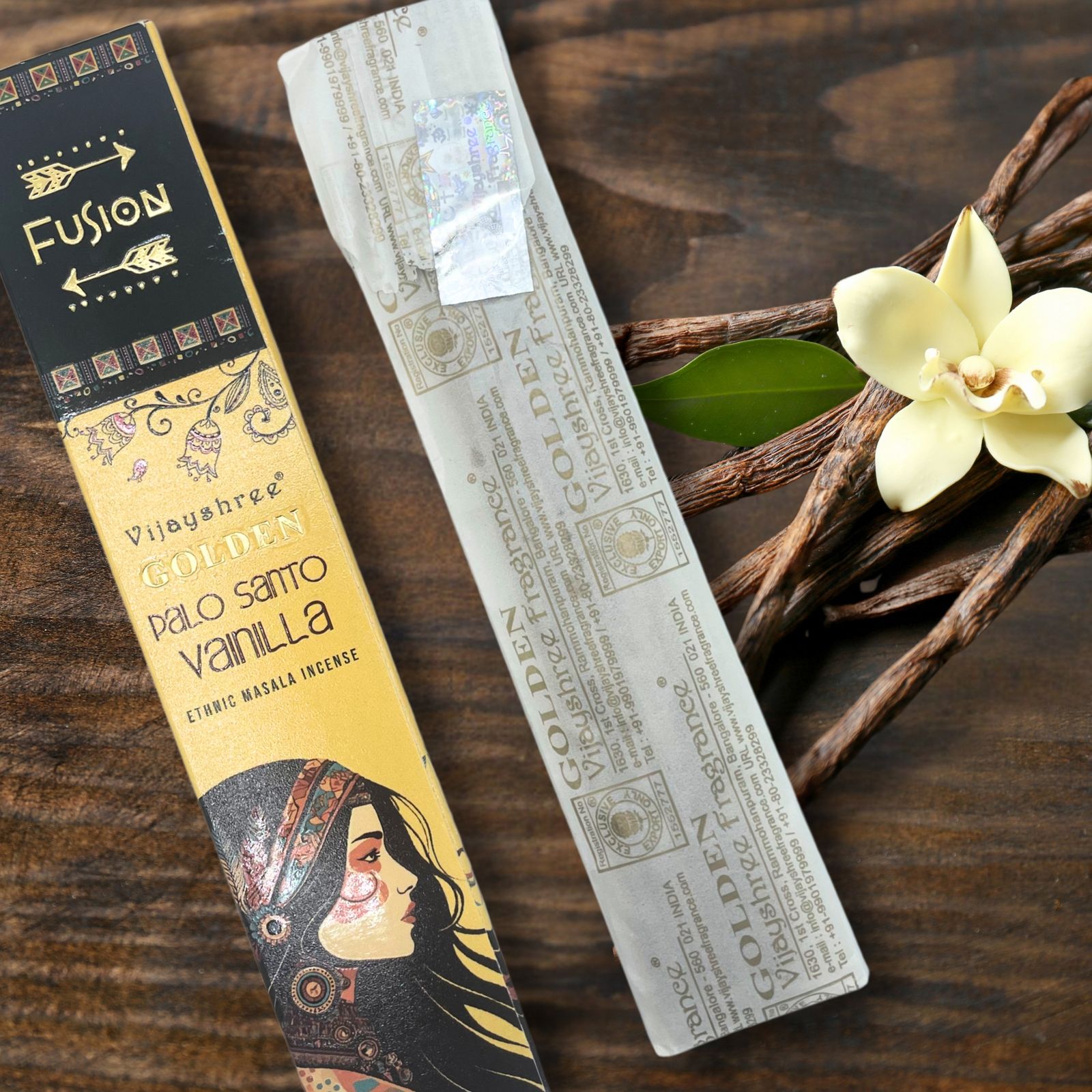 15g Palo Santo Dorado y Vainilla - Imagen 2