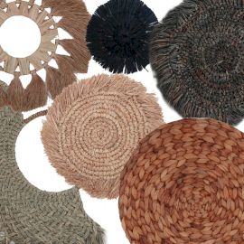 Conjunto de seis cuadros naturales - Colección Kribo