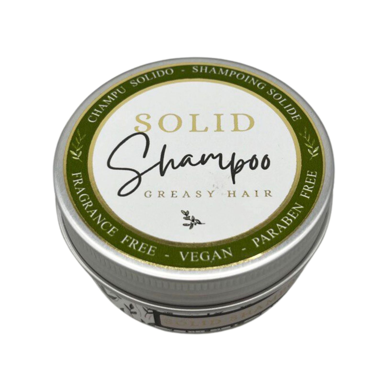 70g Champú Artesanal Solido en Lata - Cabello Seco - Imagen 4
