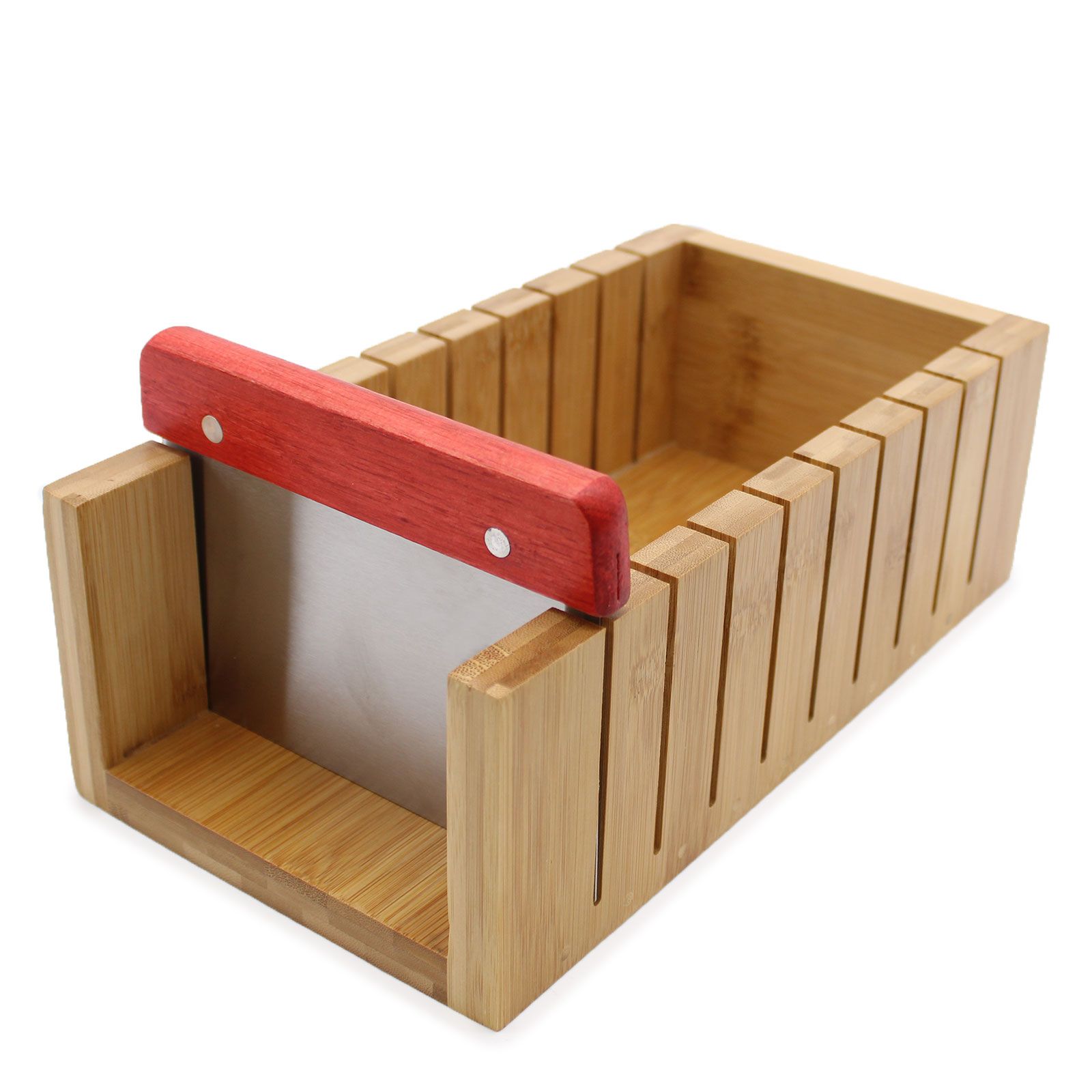 Juego de cortadores de jabón de madera - Cortador ondulado y recto - Imagen 4
