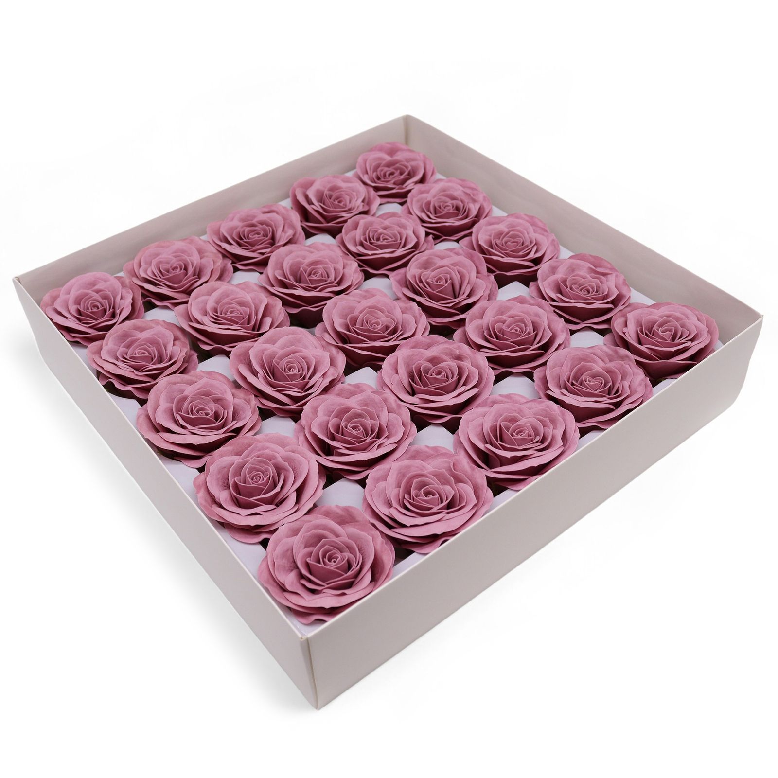 Flor de jabón artesanal - Vintage Rose - Malva - Imagen 5