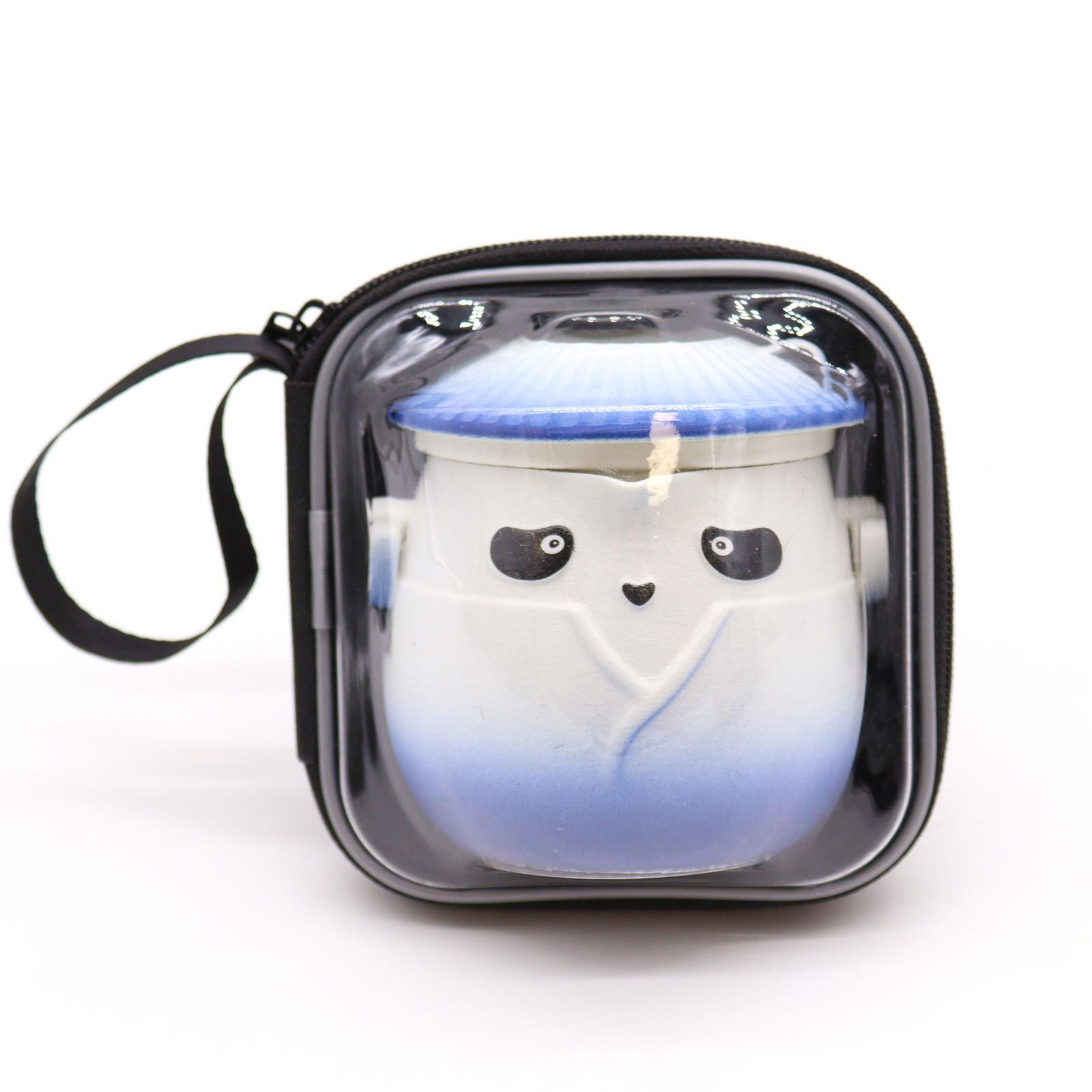 Juego de tetera Panda y tres tazas - Azul Cielo - Imagen 2