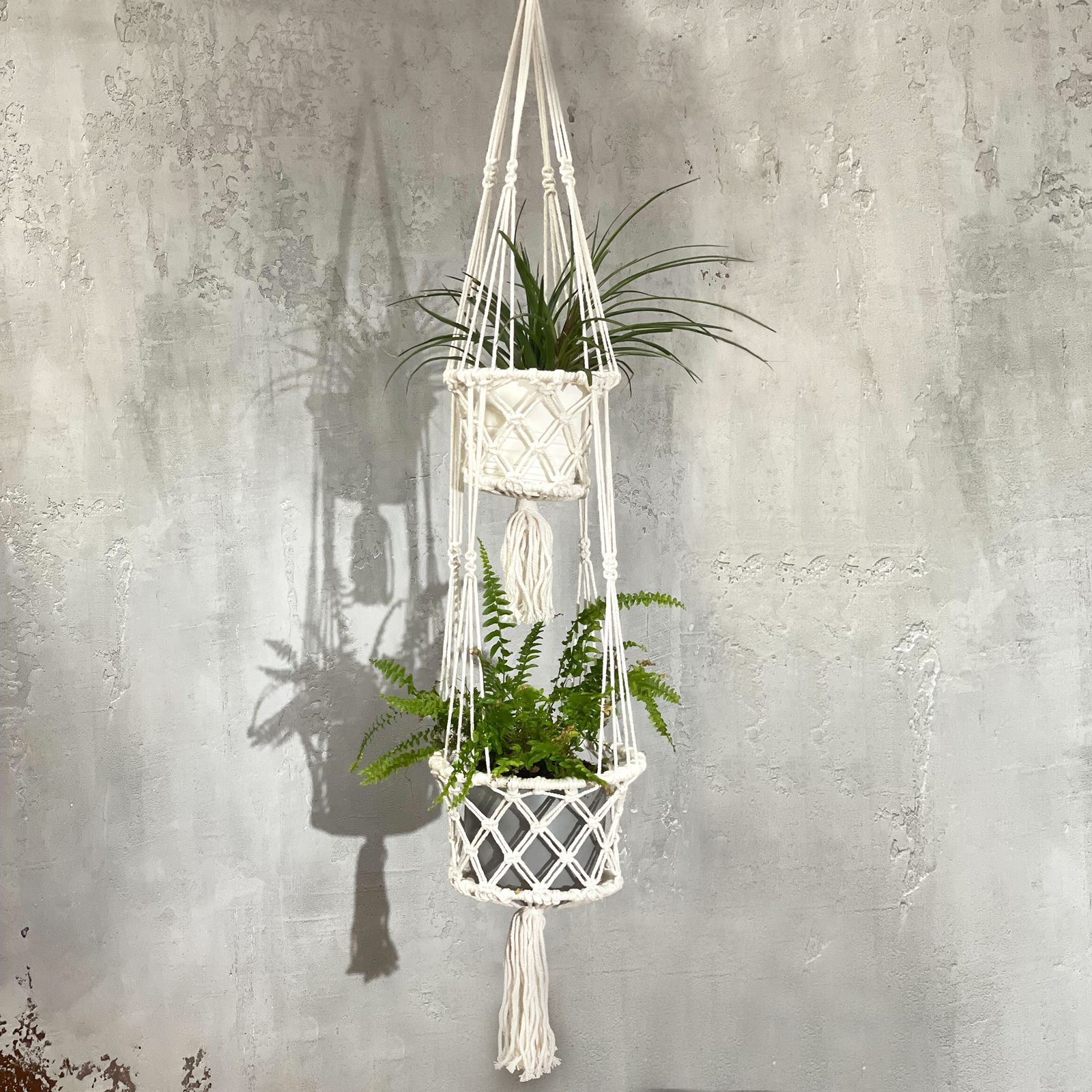 Macetero de Macrame - Doble - Imagen 9