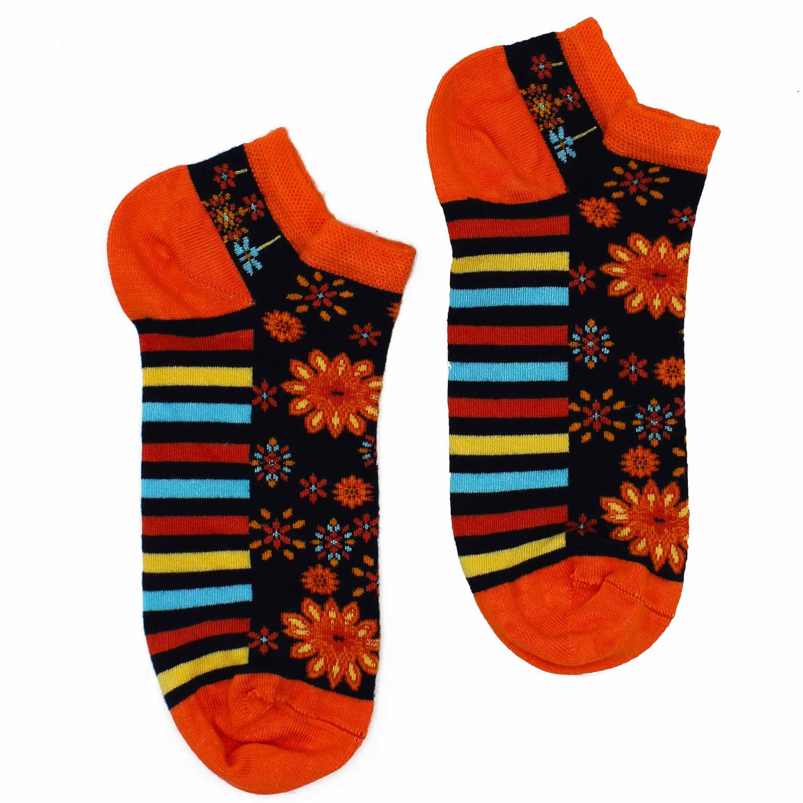 Calcetines bajos de bambú Hop Hare S/M (36-40) - Mandala Flowers - Imagen 3