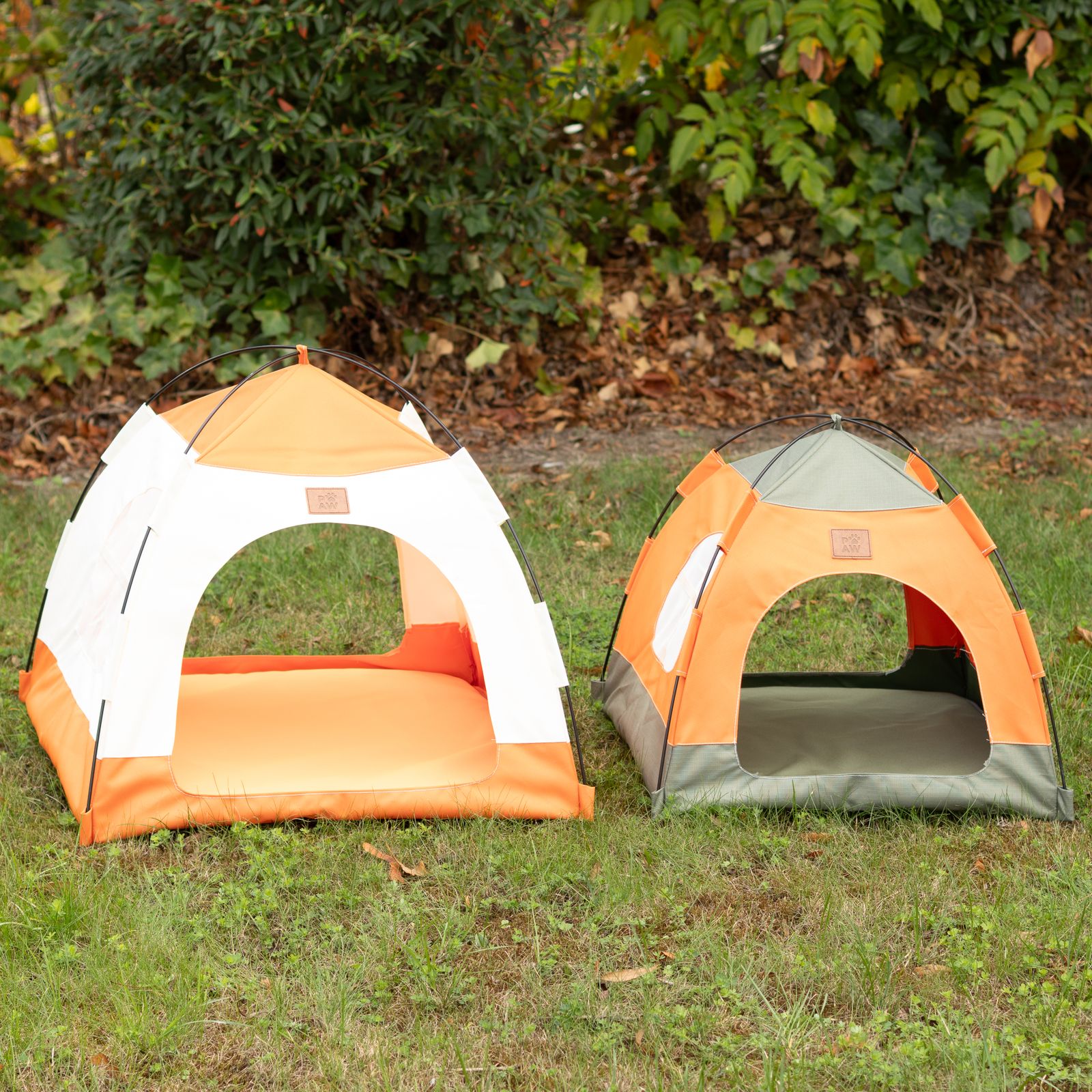 Cama PAW – Tienda beige y naranja – 58 × 58 × 48 cm - Imagen 7