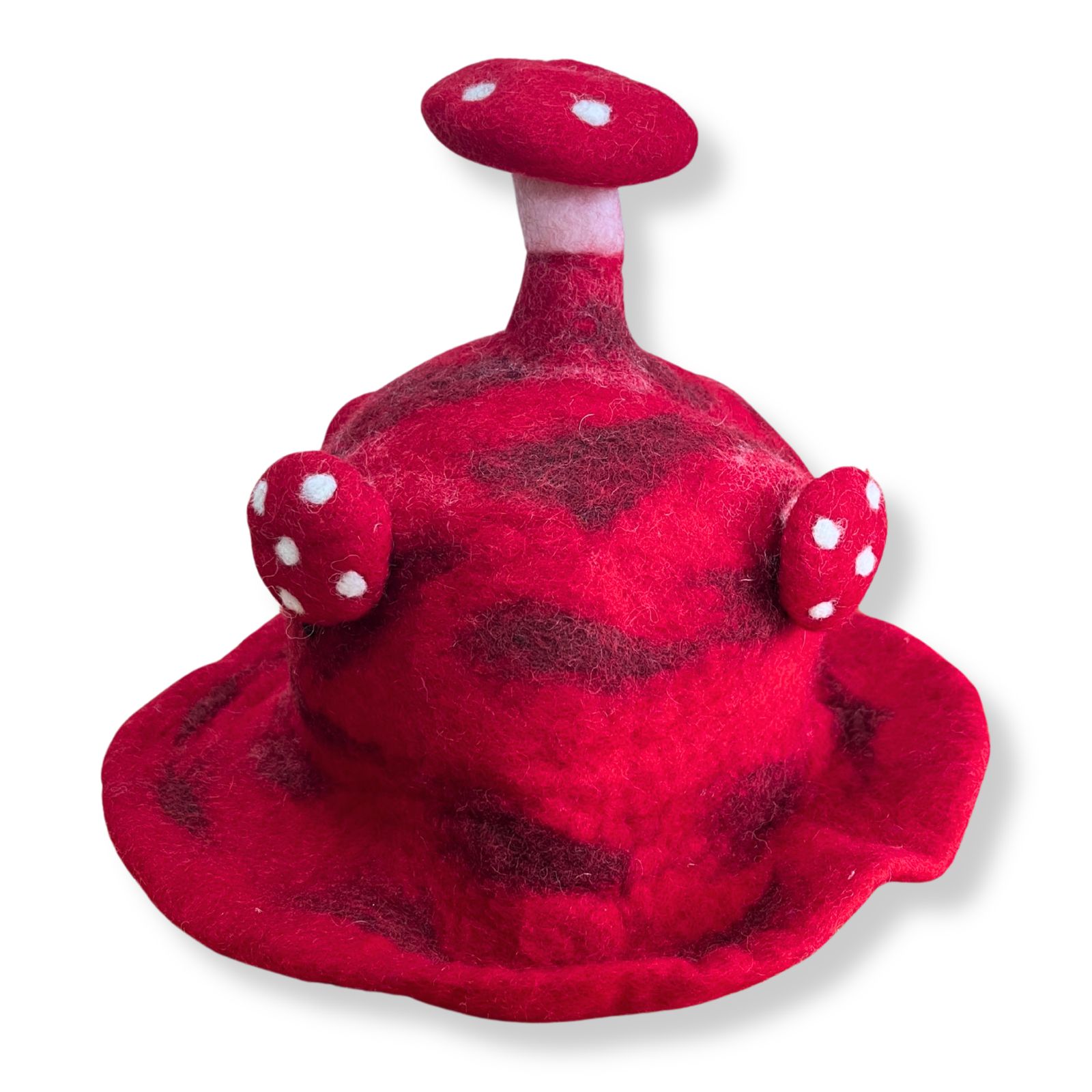 Sombrero de hongo de fieltro - Rush To The Head Rojo - Imagen 3