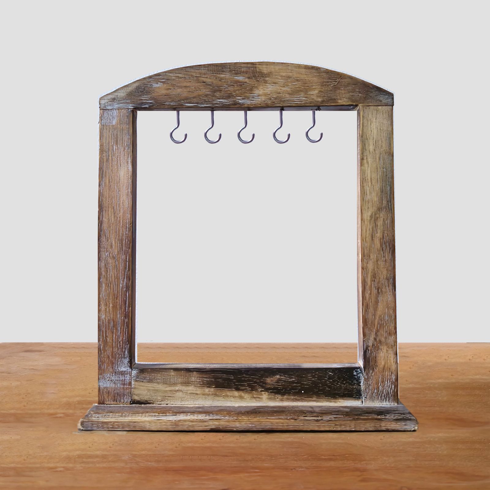 Soporte Pequeño para Colgar - Madera Oscura (30x25 cm) - Imagen 2