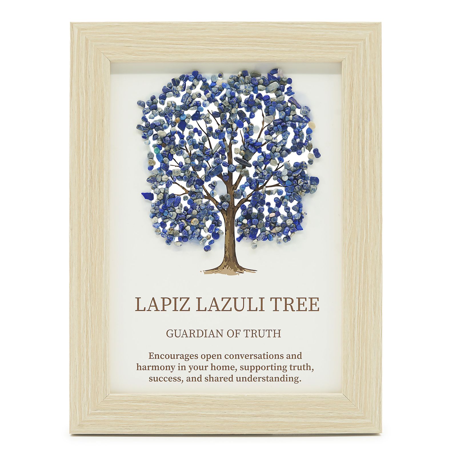 Imagen de piedra preciosa - Árbol de la Vida - Lapislázuli (20x14.7x1cm)