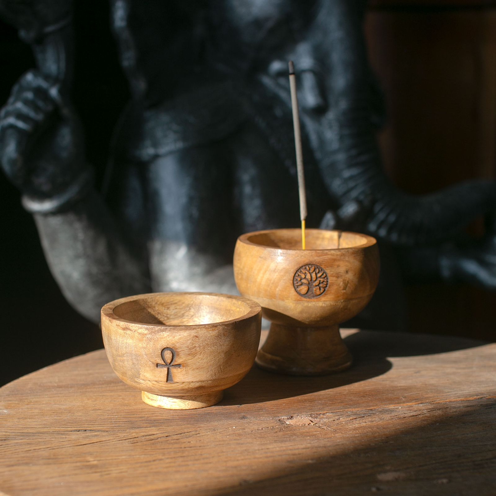 Pequeño Cuenco Ritual Portaincienso 11x6.cm - (asst esoteric) - Imagen 8