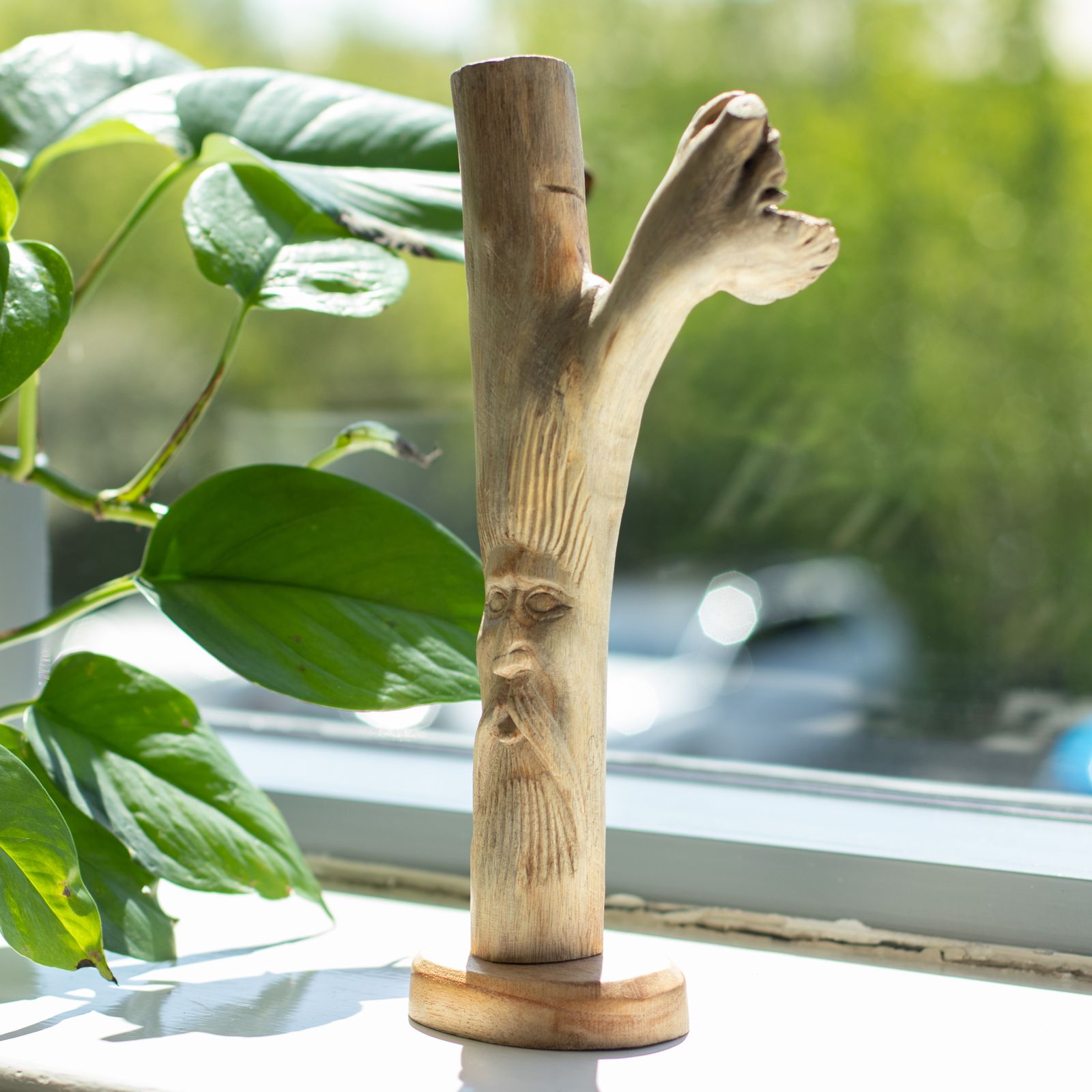 Talla en madera artesanal de parásito - Hombre Verde - Imagen 6