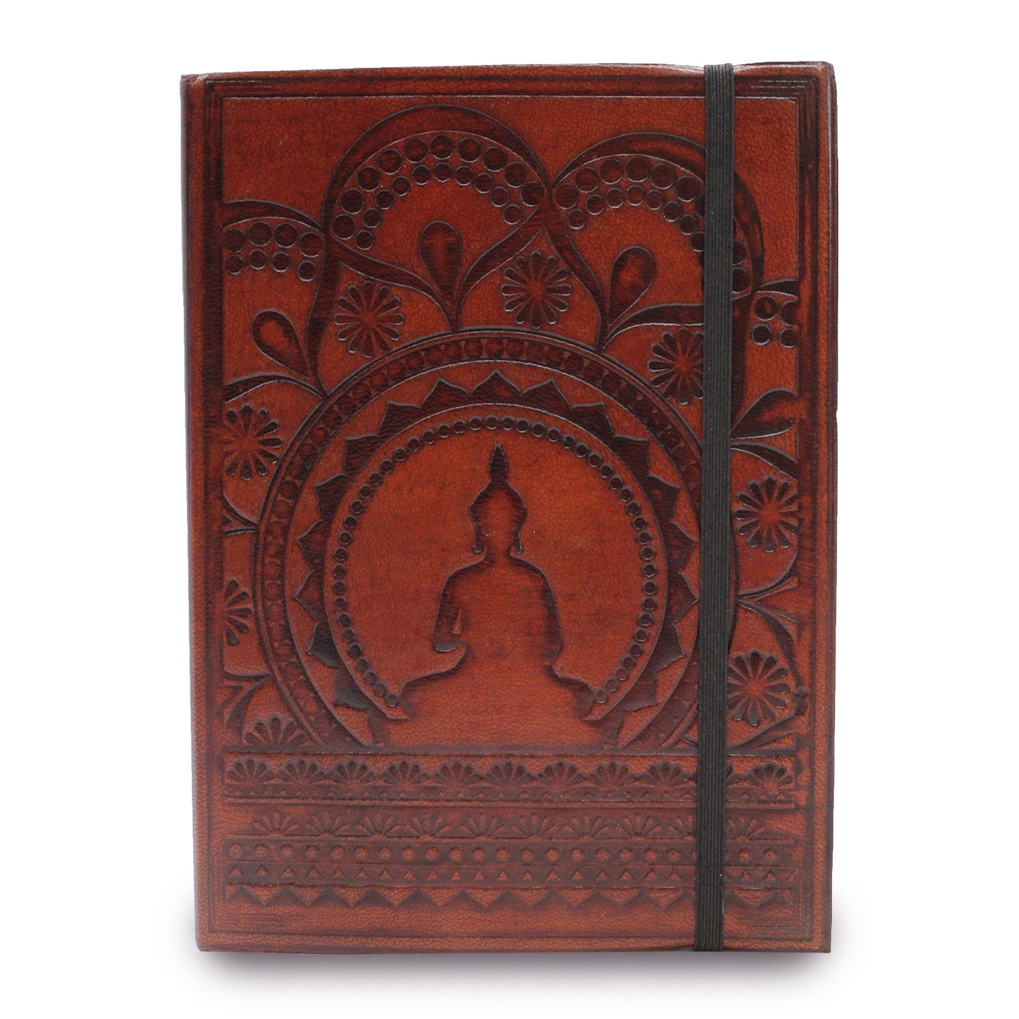 Cuaderno pequeño con elástico - Mandala tibetano - Imagen 2