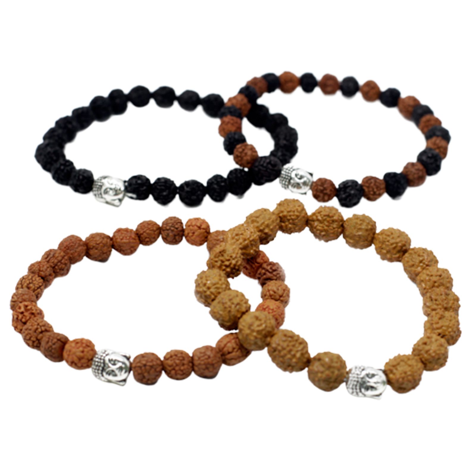 Surtido de brazaletes Rudraksha Buddah - Imagen 4