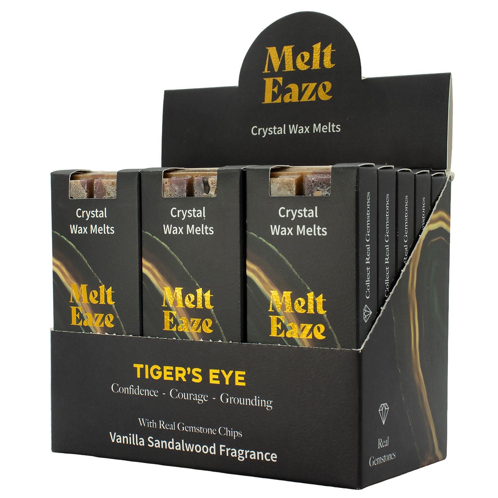 MeltEaze Wax Melts 50g - Tigereye Strength - Vainilla Sándalo - Imagen 7