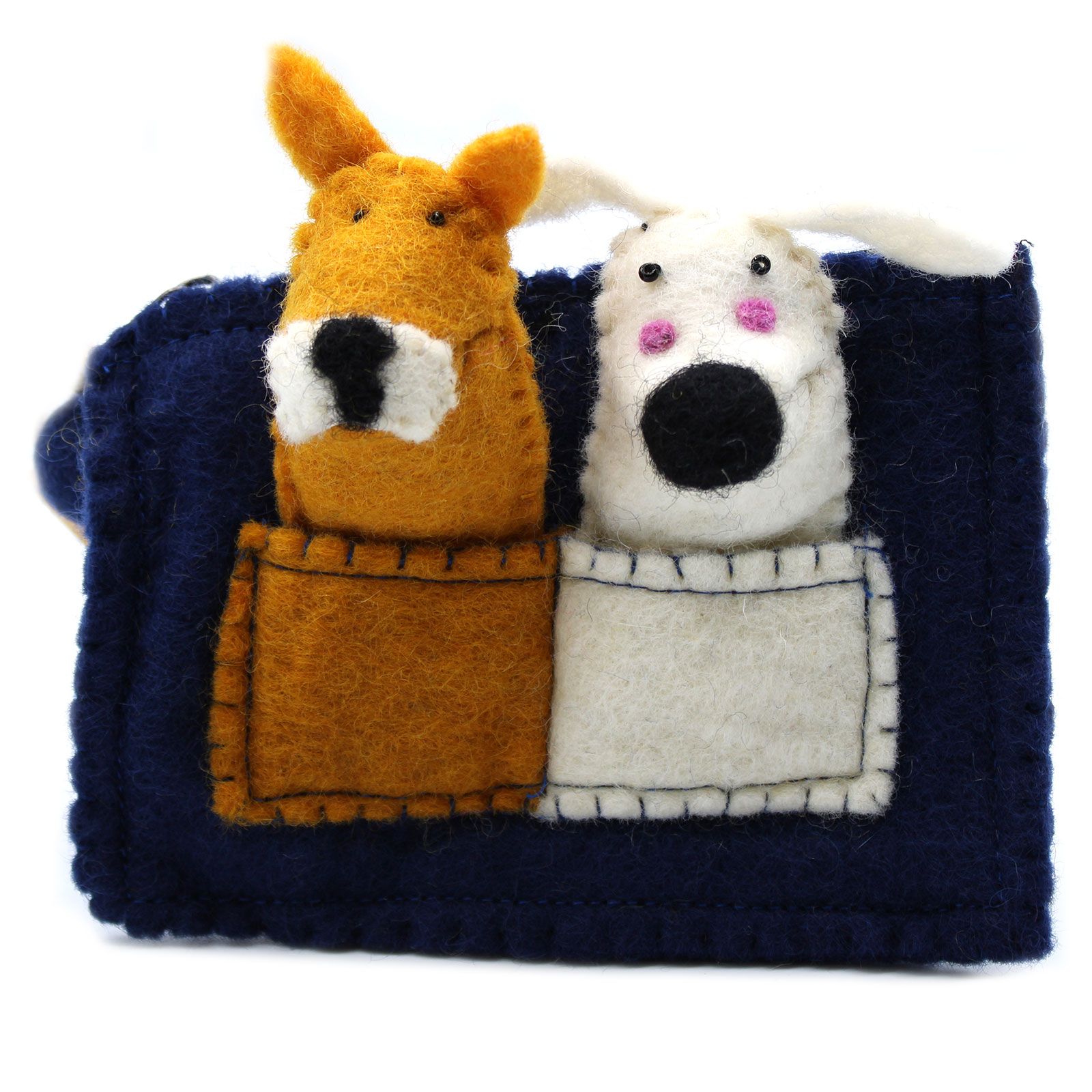 Bolsa con Marionetas de Dedo - Amigos Cachorros - Imagen 2