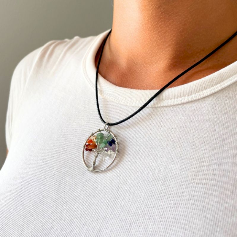 Colgante Árbol de la Vida - Chakra - Imagen 2