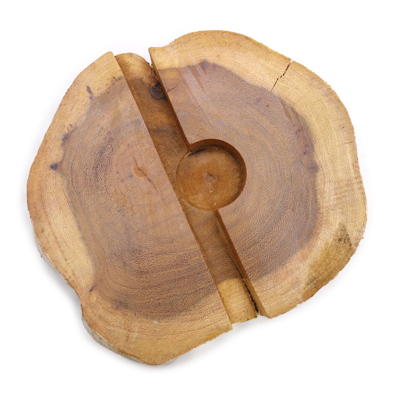 Lrg Gamal Wood Phone Holder - Whitewash - Imagen 7