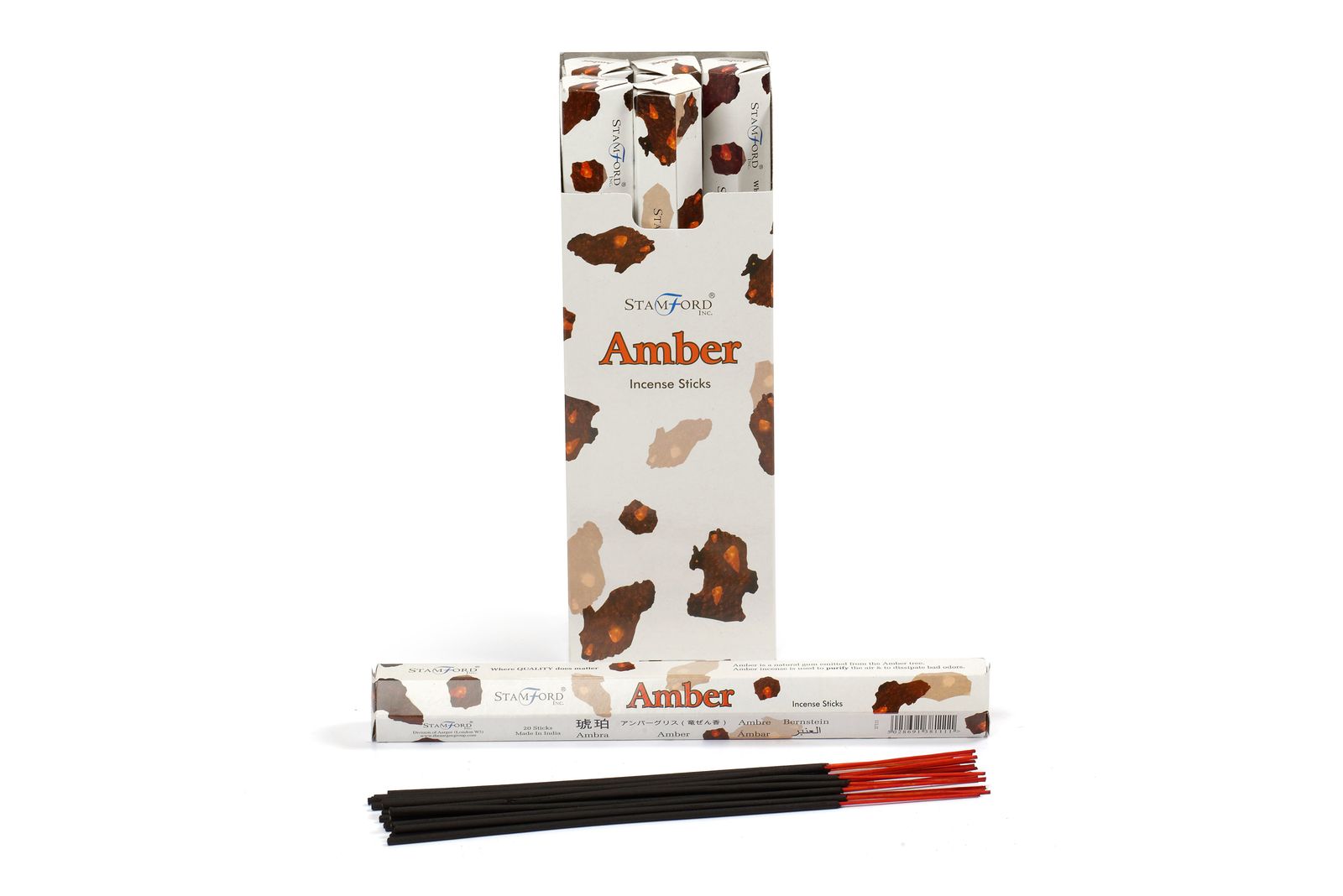 Amber Premium Stamford Incense Sticks - Imagen 3