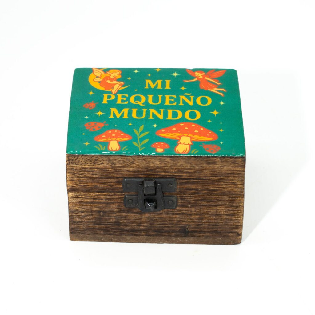 Pequeña caja esmaltada - Mi Pequeño Mundo