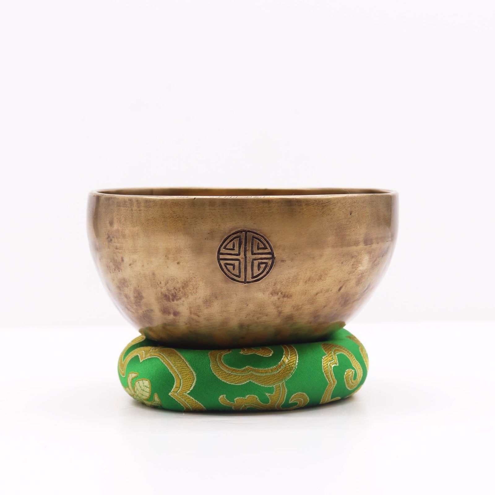 Cojín de aro de 10 cm (para cuenco tibetano de 12-14 cm) - Verde - Imagen 2