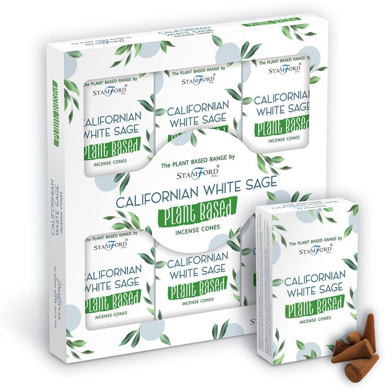 Conos de Incienso a Base de Plantas - Salvia Blanca de California - Imagen 2