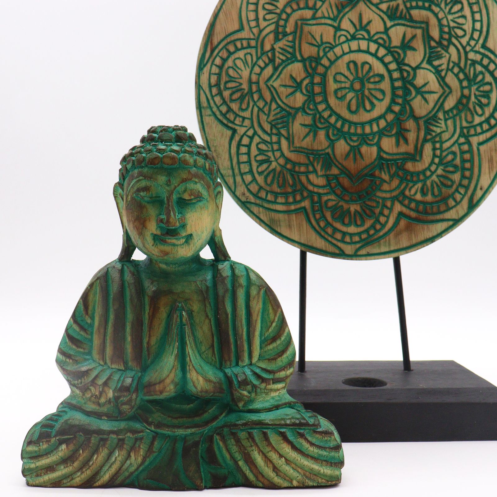 Set Feng Shui Buda - Mandala - Verde - Imagen 6