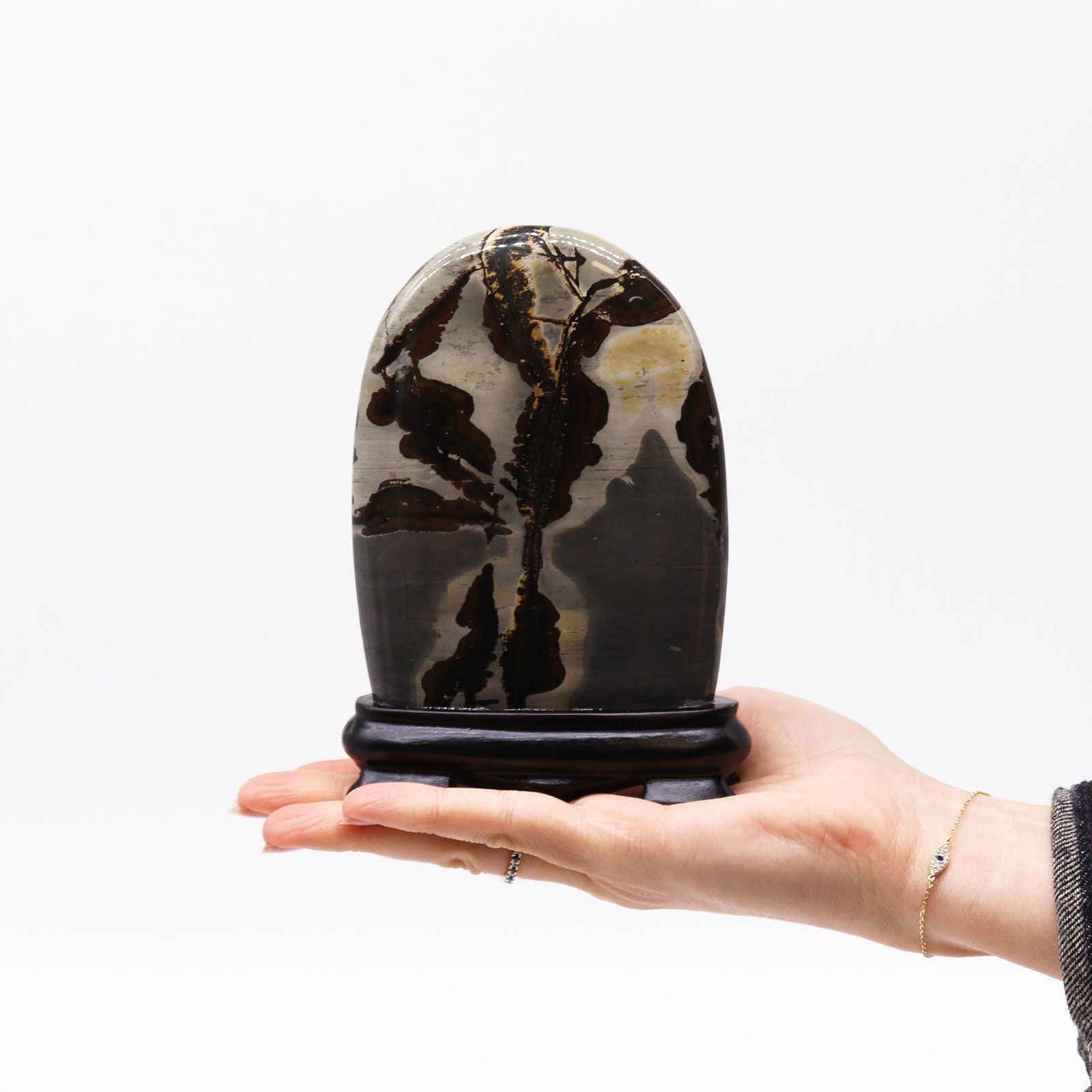 Piedras con imagenes de Guohua - Arco - 145x110 mm (aprox 140 g) - Imagen 2