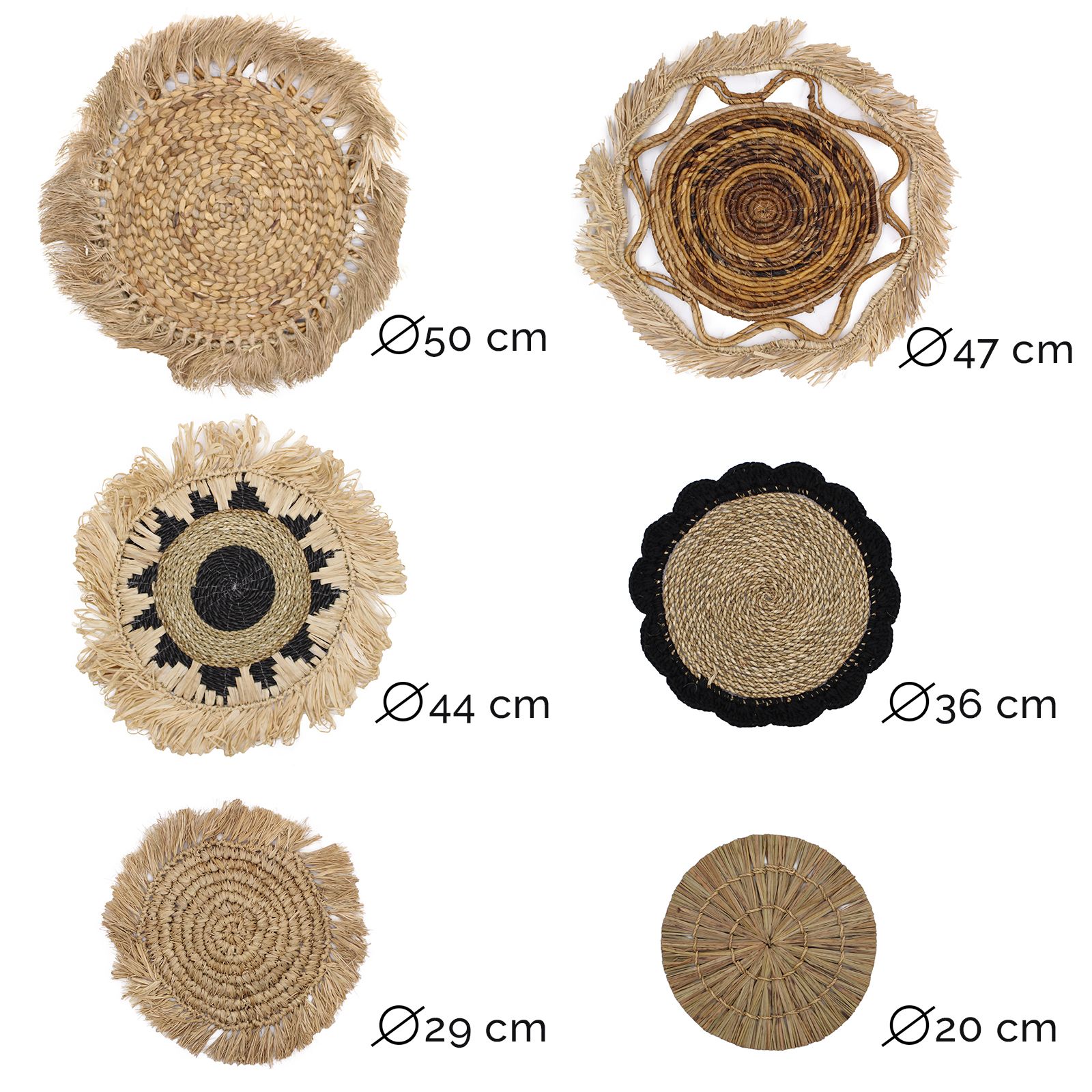 Conjunto de seis cuadros naturales - Colección Kribo - Imagen 6
