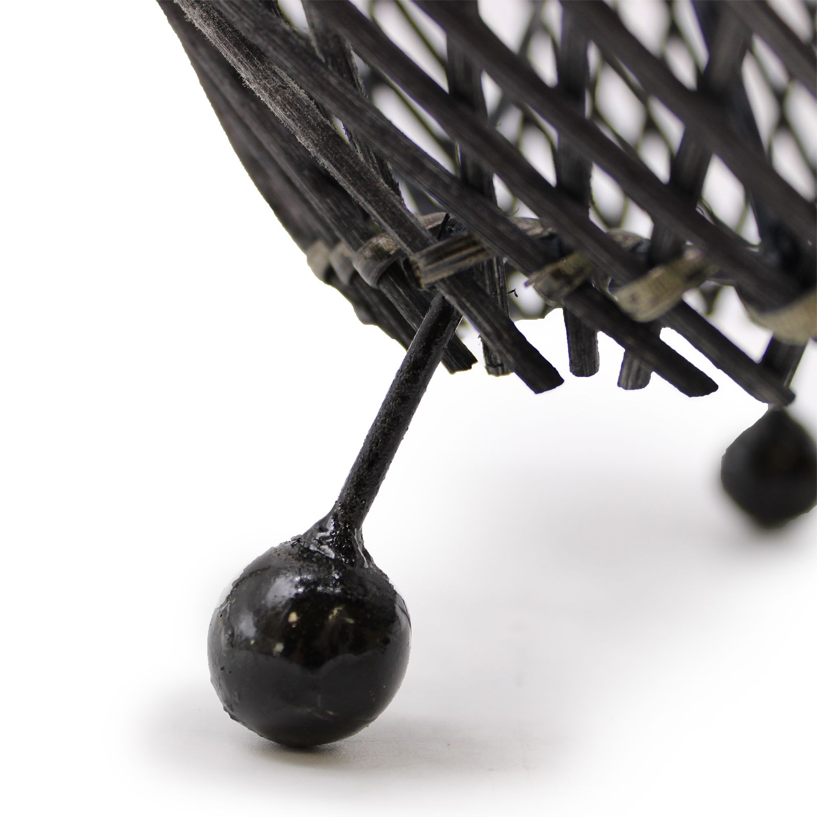 Lámparas de mesa de ratán - negras - Imagen 3