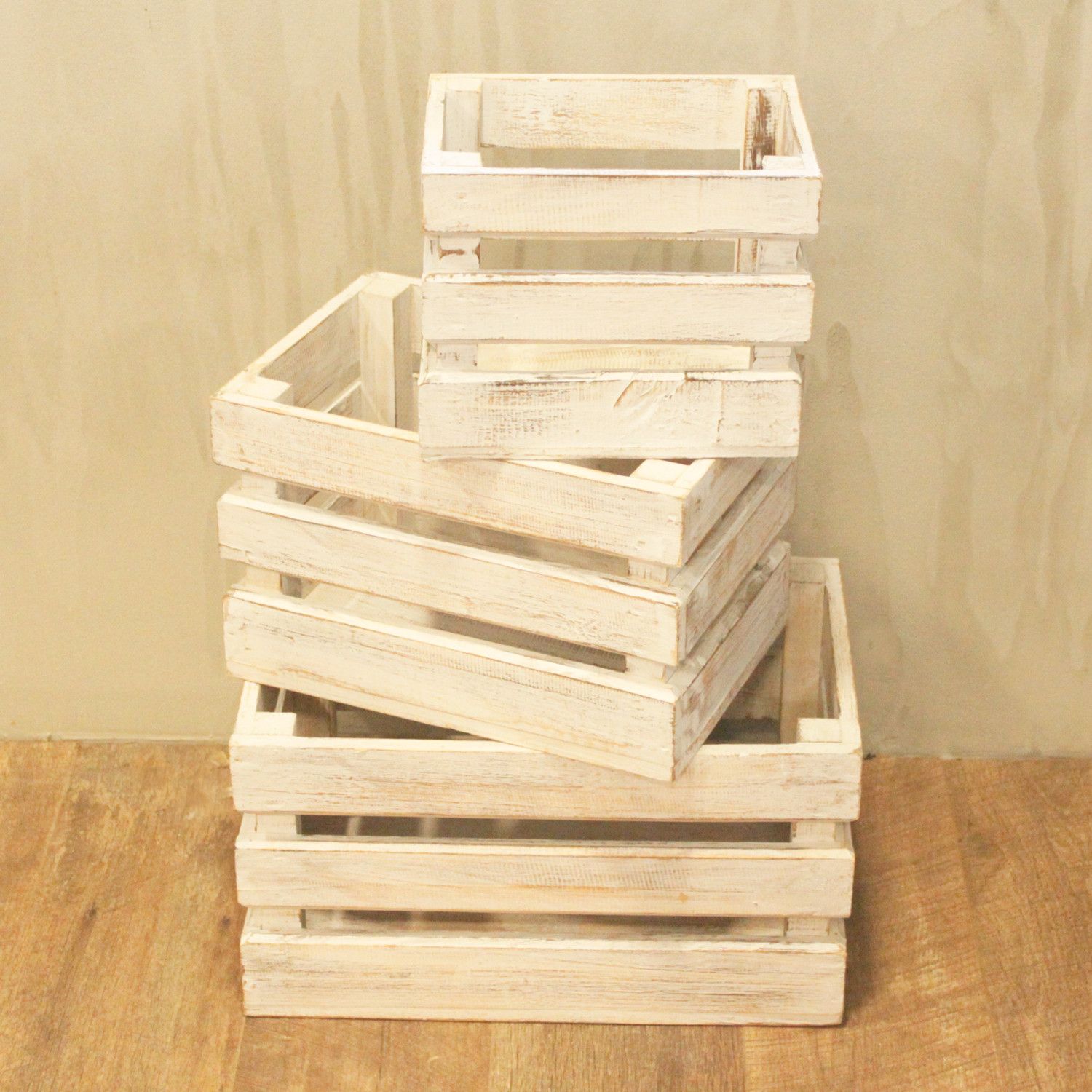 Caja de frutas set de 3 - Blanco - Imagen 3