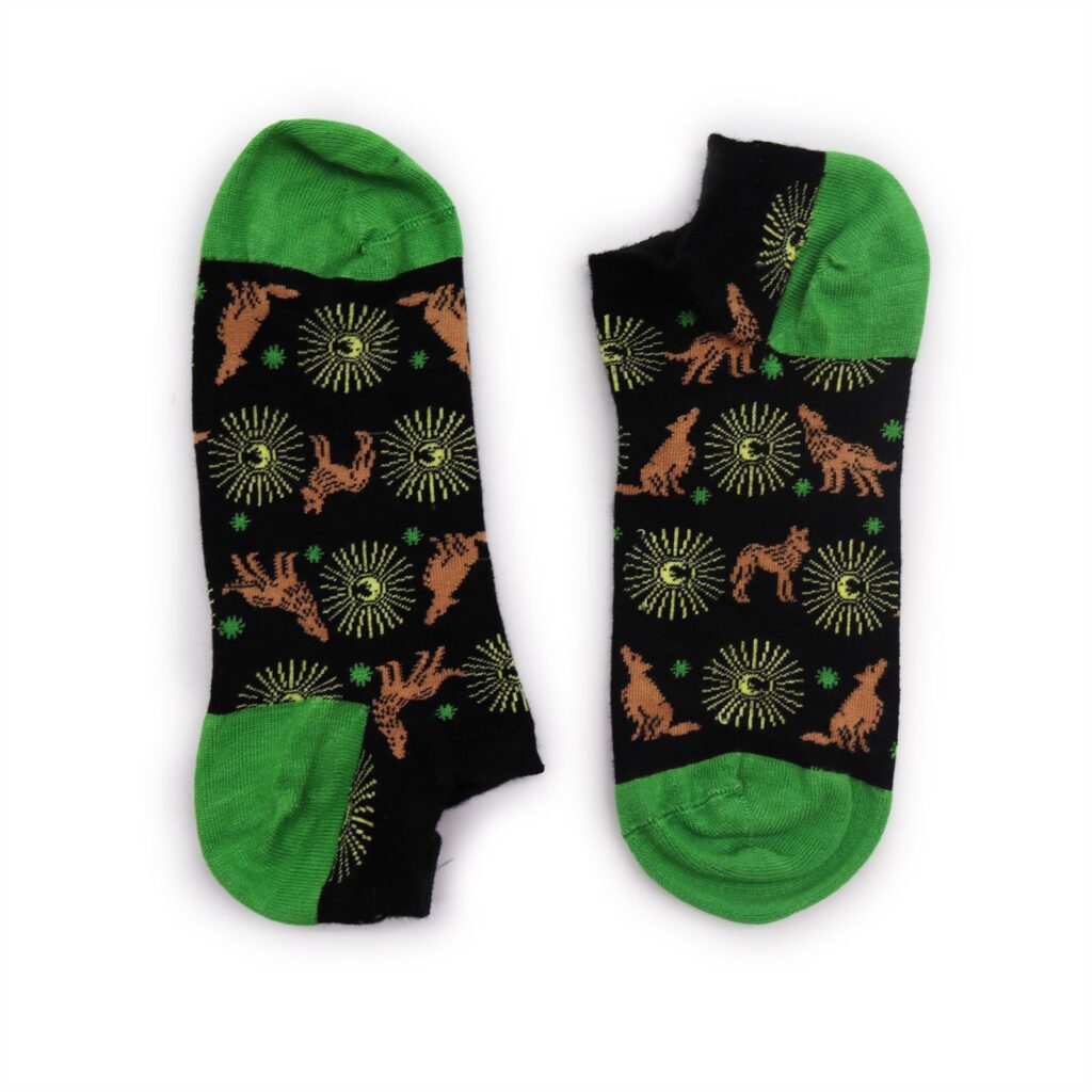 Calcetines bajos de bambú Hop Hare S/M (36-40) - Moonlight Wolfs