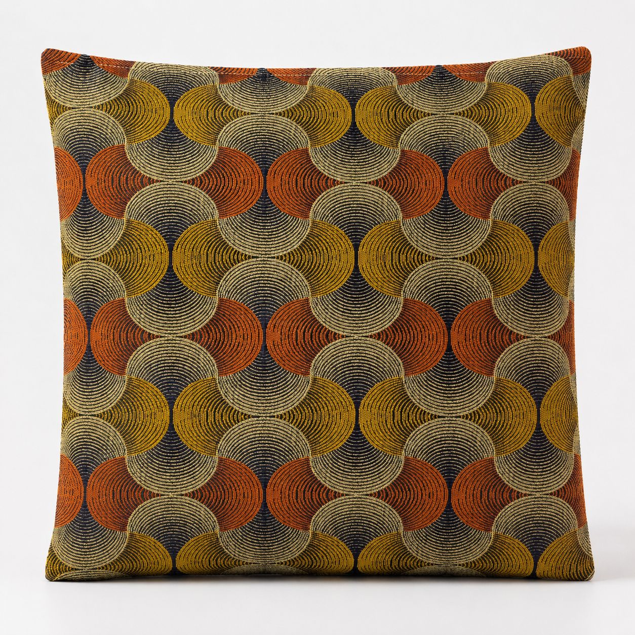 Funda de cojín clásica - Remolino urbano - 60x60 cm - Estilo Jumbo