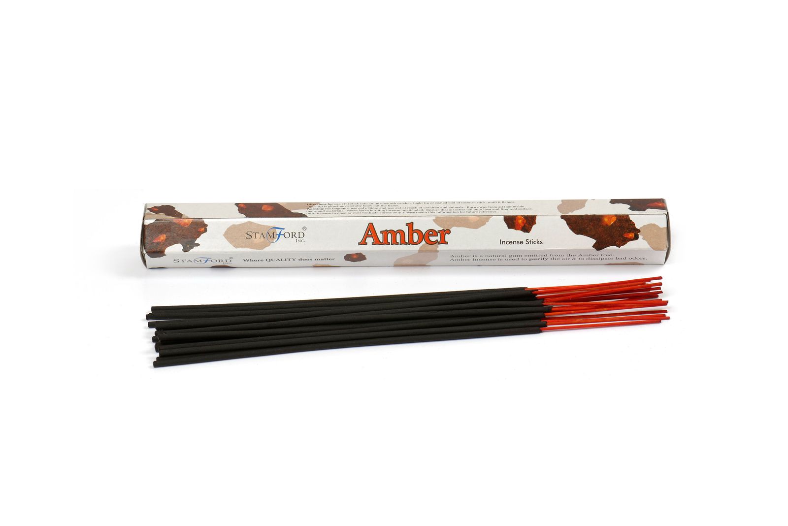 Amber Premium Stamford Incense Sticks - Imagen 2