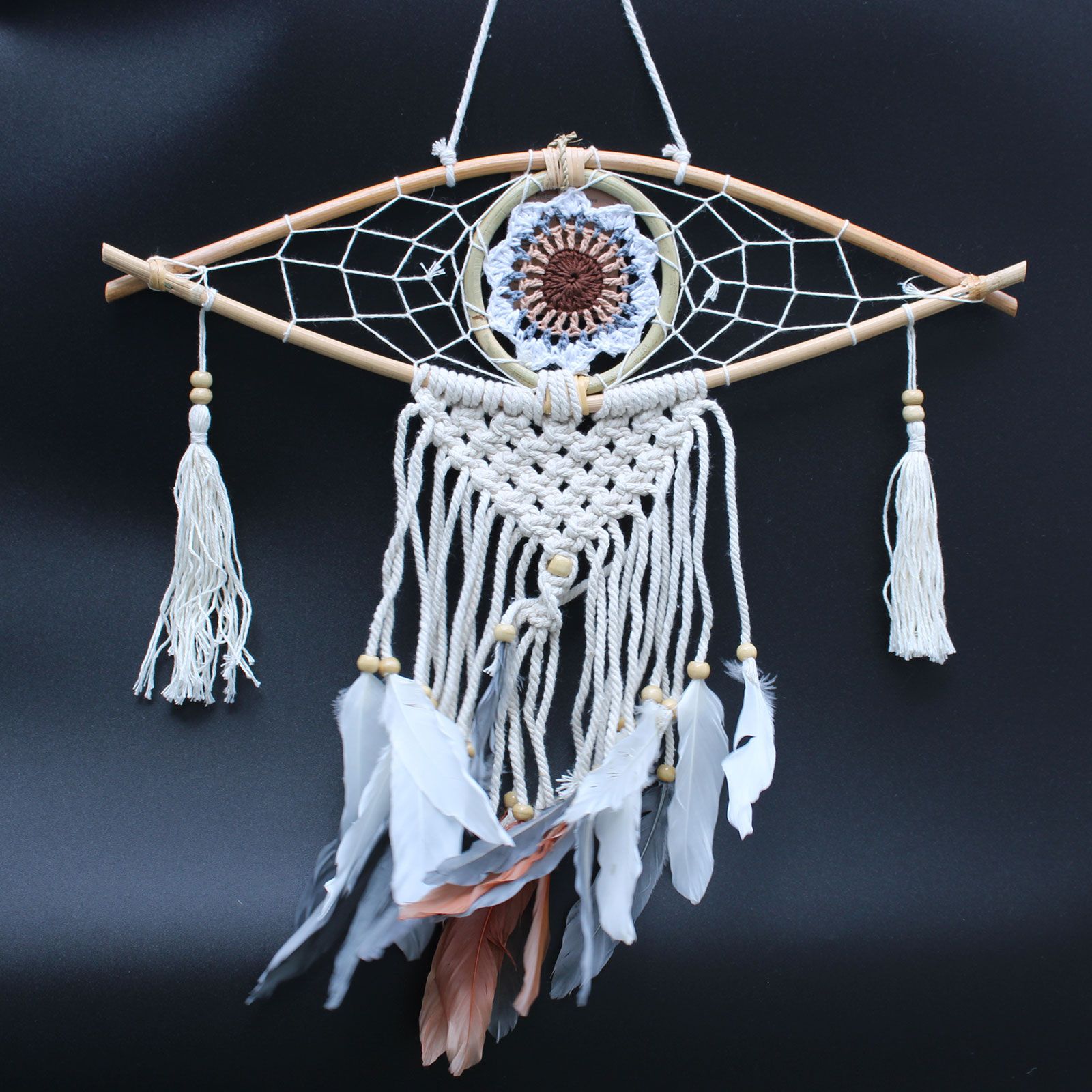 Atrapasueños - Sm Macramé Ojo Colores Surt - Imagen 4