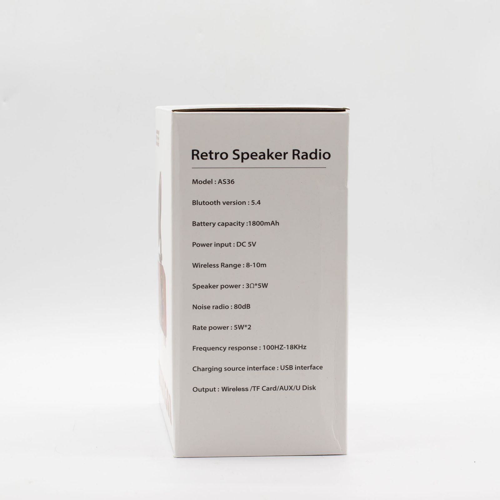 Altavoz de gramófono doble mini retro - Bluetooth - 5,4 vatios x 2 - Imagen 7