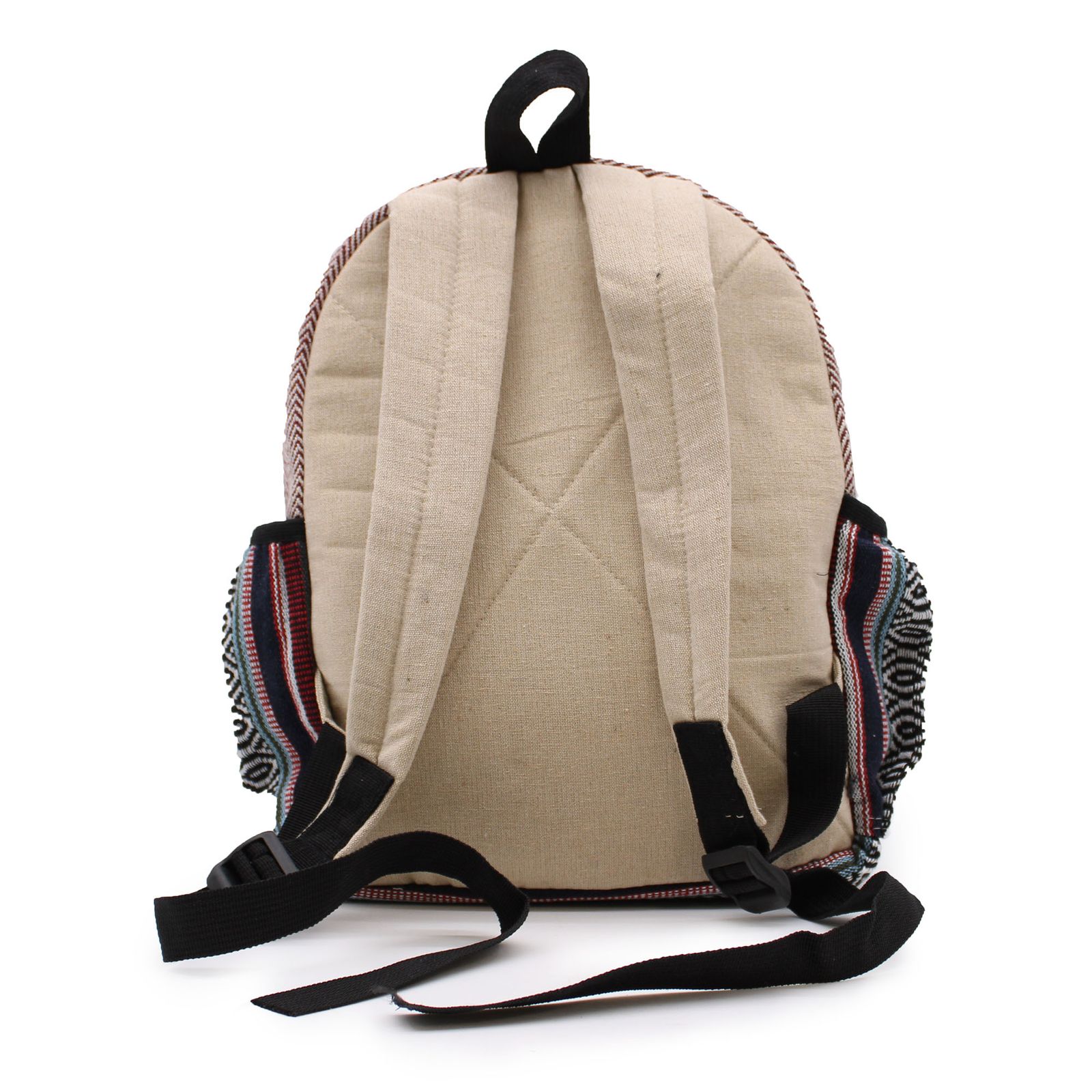 Mochila pequeña de cáñamo - Estilo Zig Zag Zips - Imagen 5