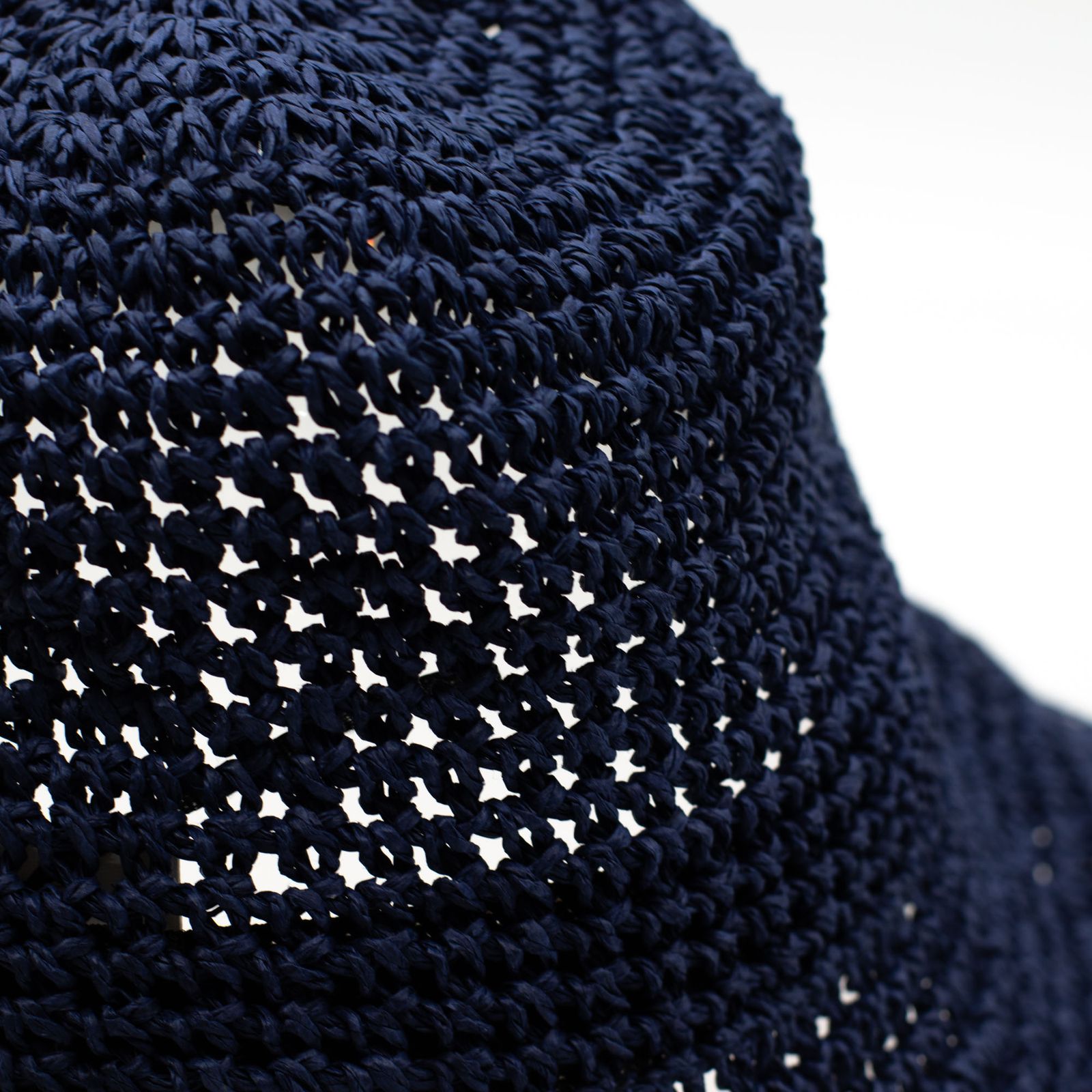 Nomad Sari Sombrero de paja de ala blanda para el sol - Azul marino - Imagen 7