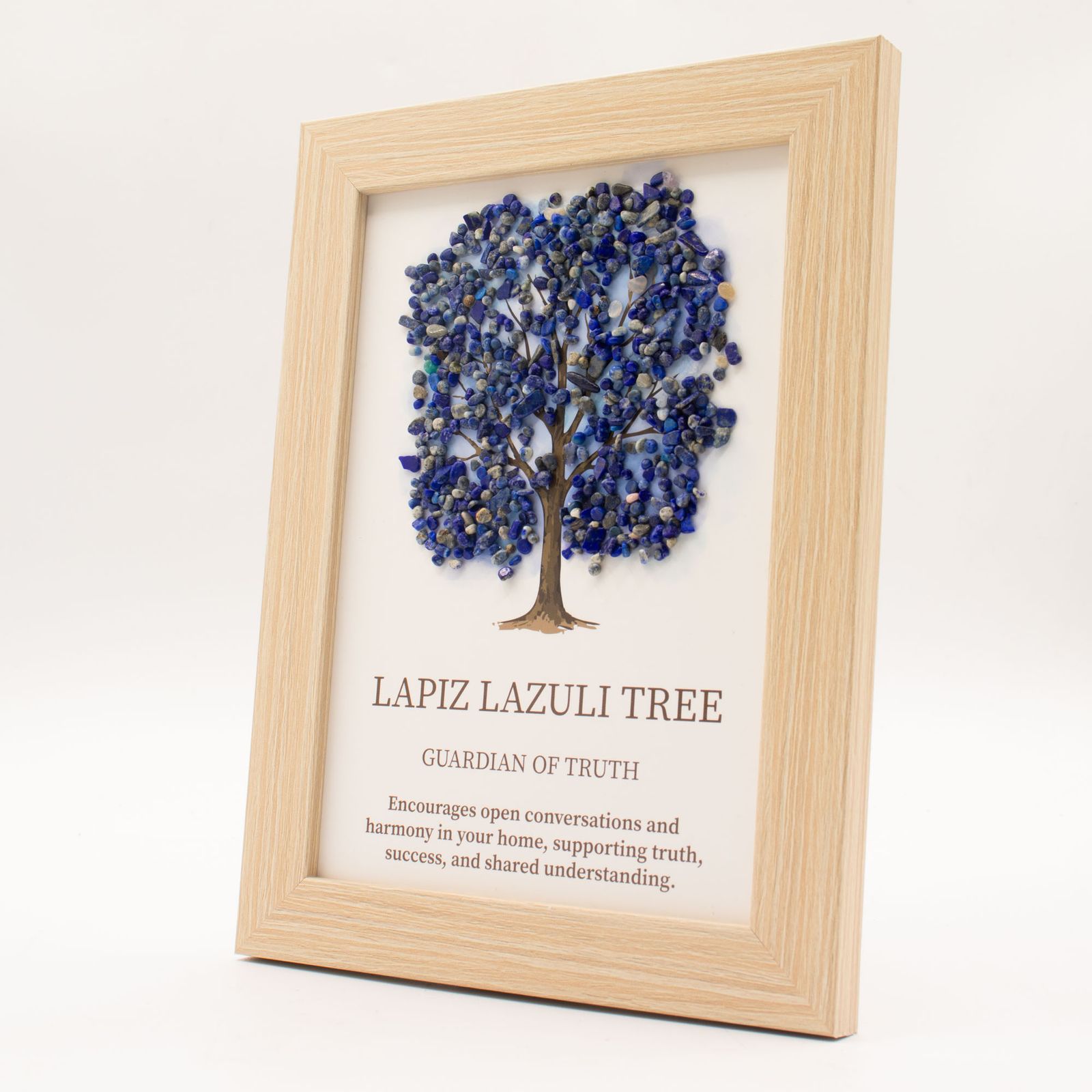 Imagen de piedra preciosa - Árbol de la Vida - Lapislázuli (20x14.7x1cm) - Imagen 4