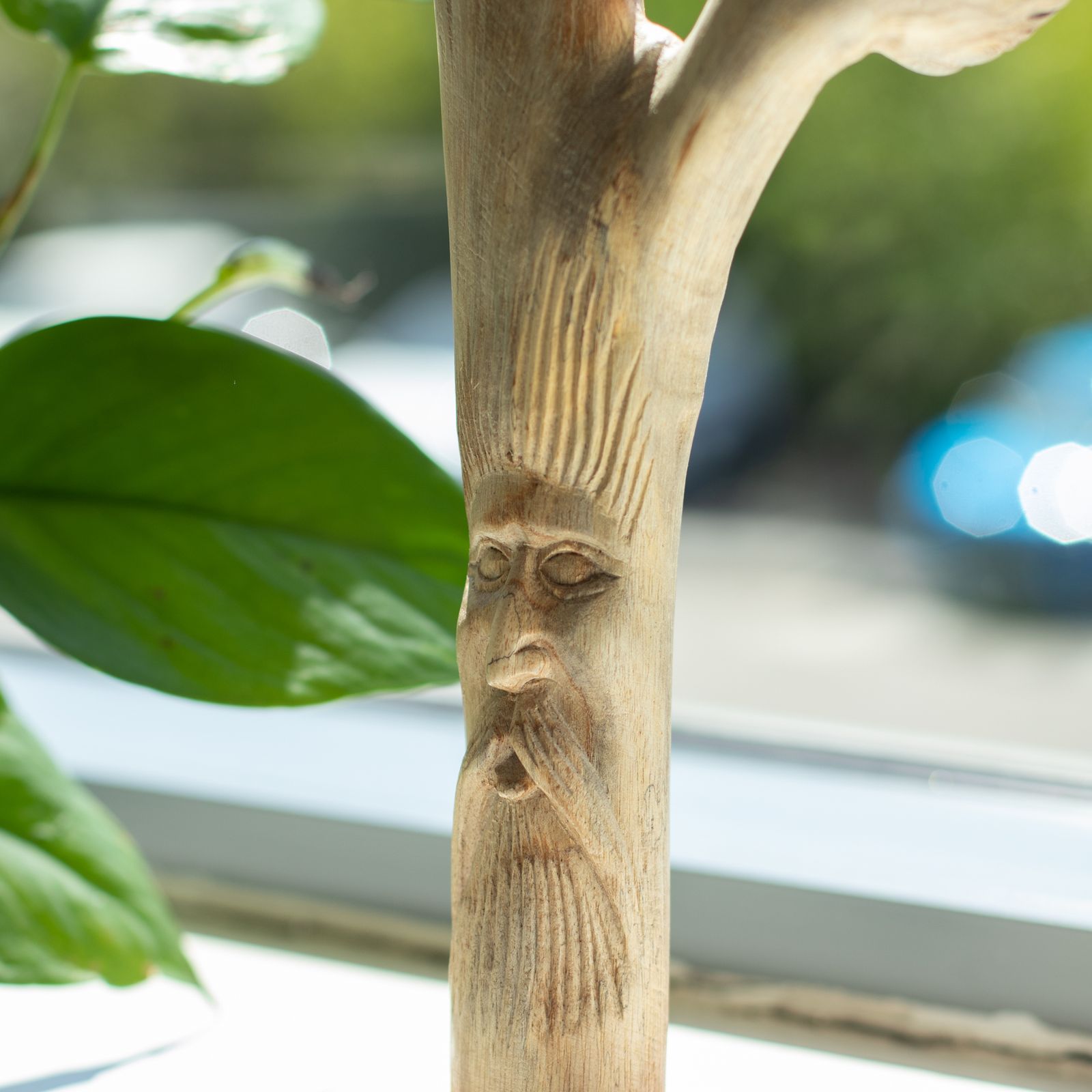 Talla en madera artesanal de parásito - Hombre Verde - Imagen 2
