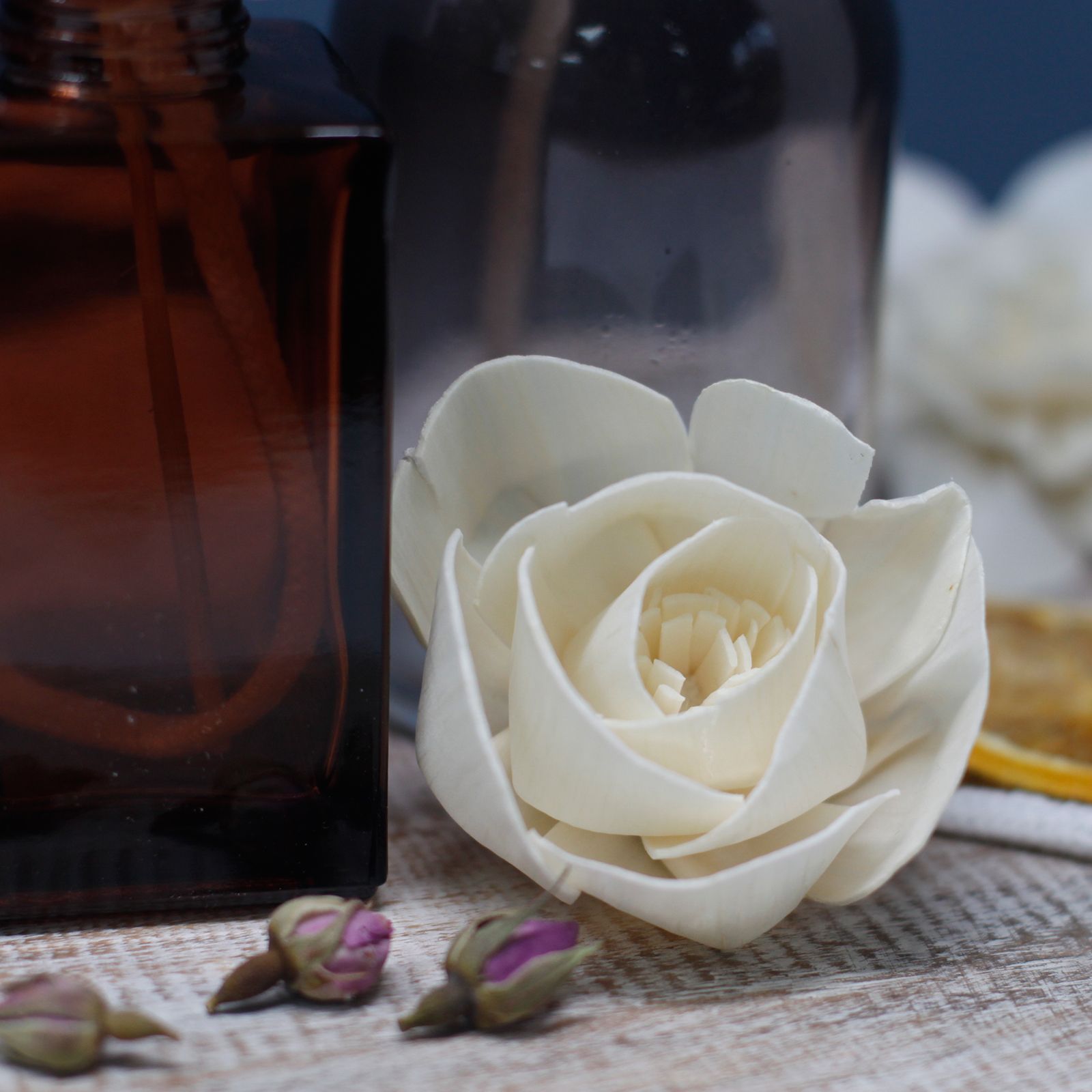 Flores Naturales para Difusor - Loto Grande en Cuerda - Imagen 2